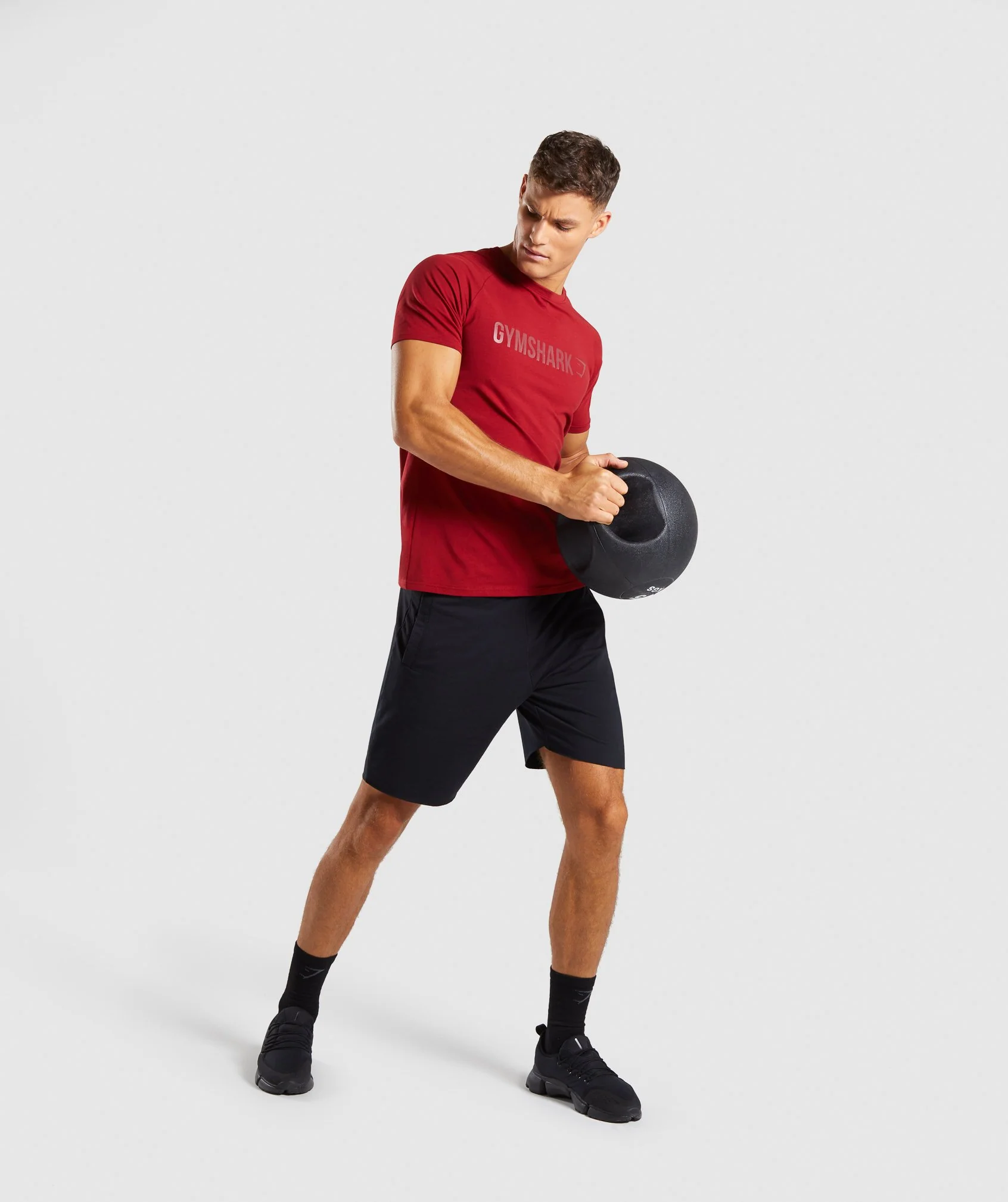 Gymshark Apollo T-Shirt - Full Red