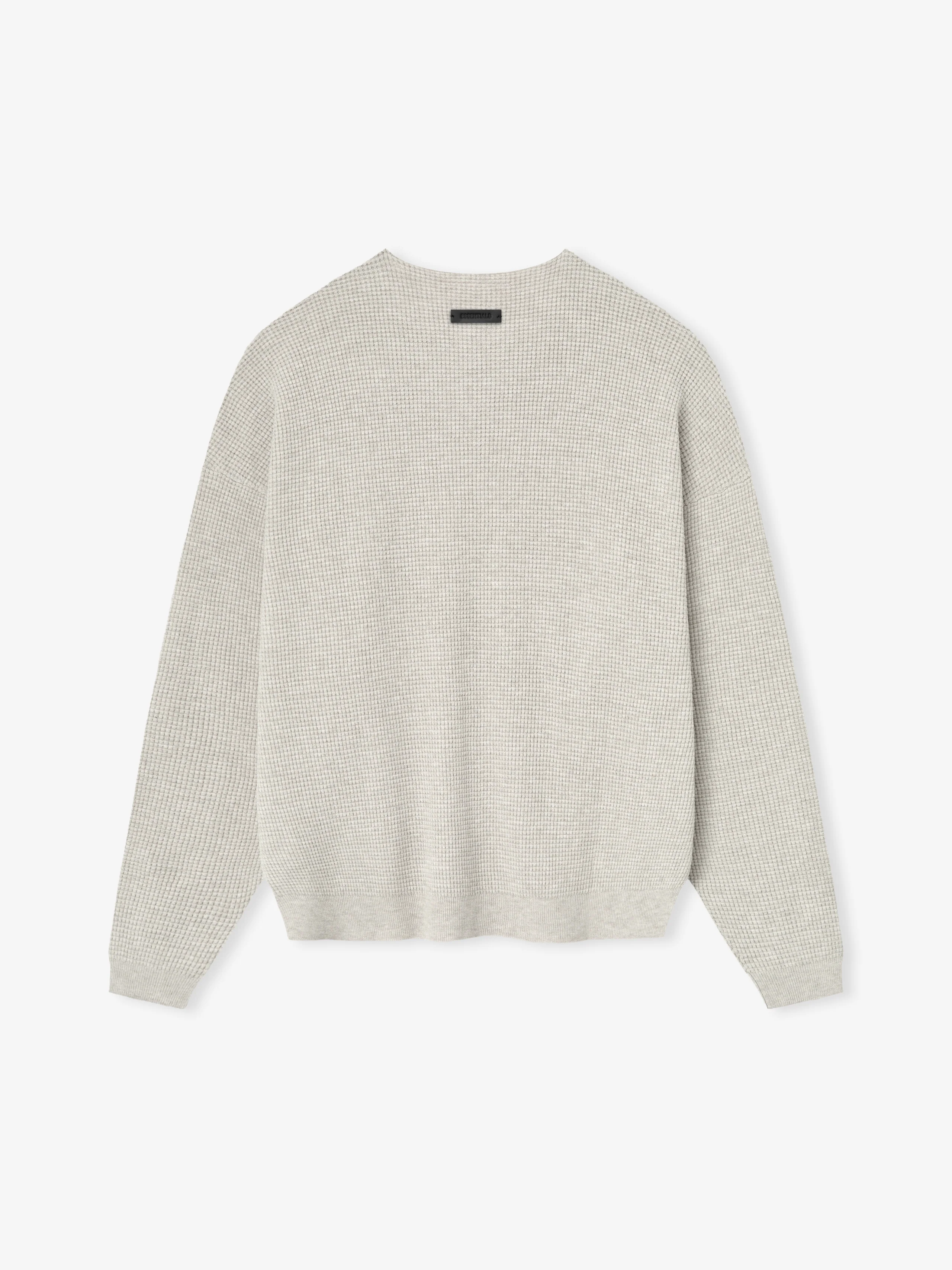 Waffle Crewneck Sweater