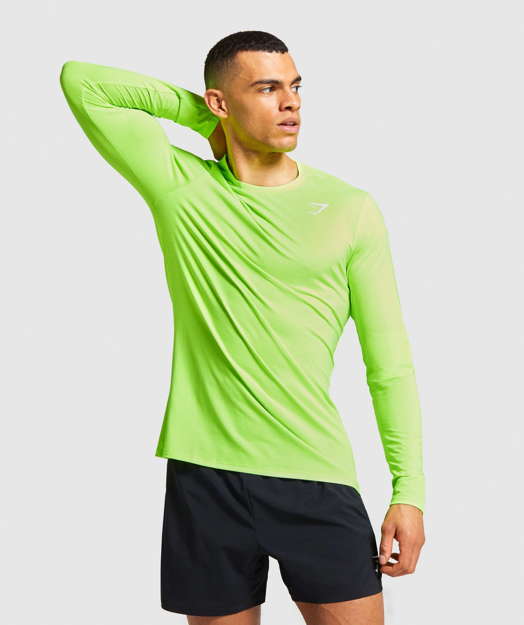 Gymshark Arrival Long Sleeve T-shirt - Lime