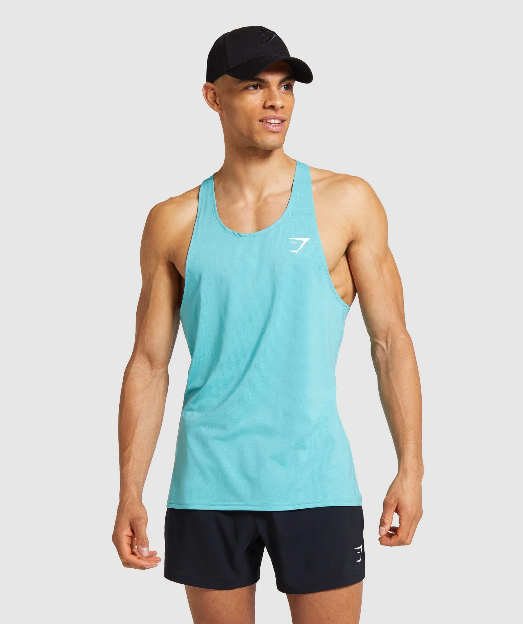 Gymshark Arrival Stringer - Light Blue