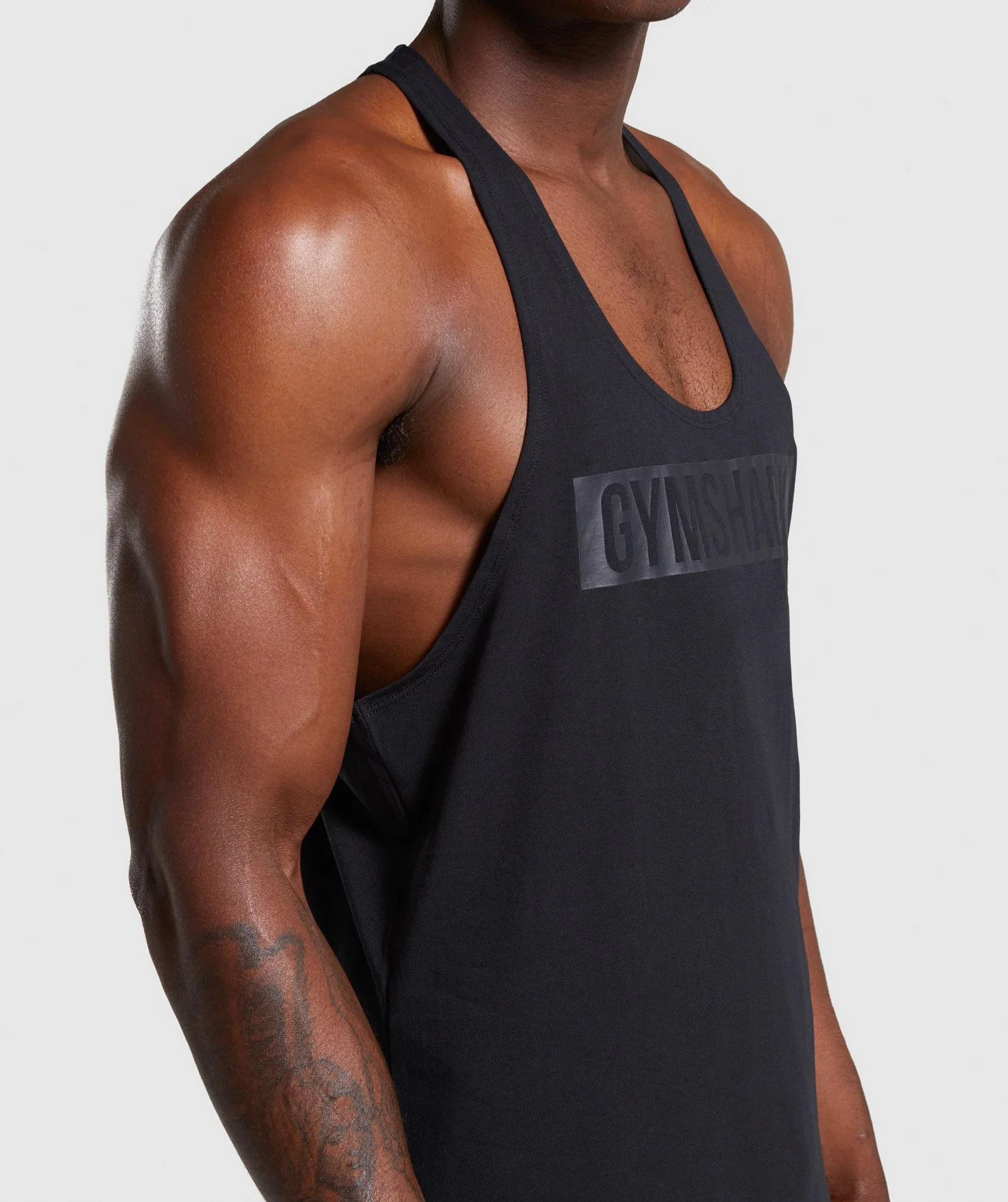 Gymshark Block Stringer - Black