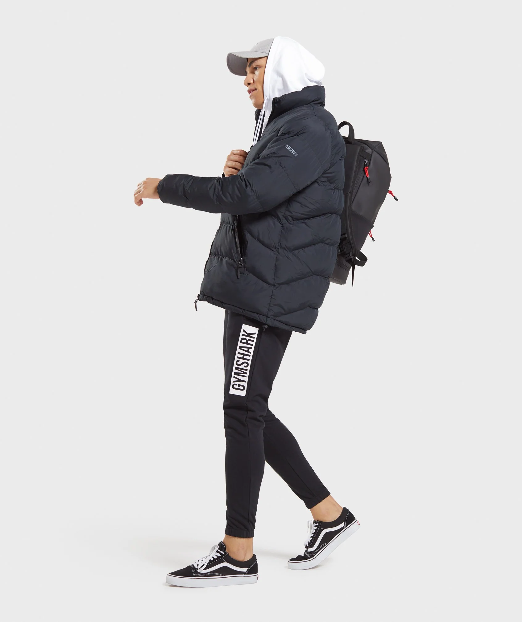 Gymshark Block Joggers - Black/White