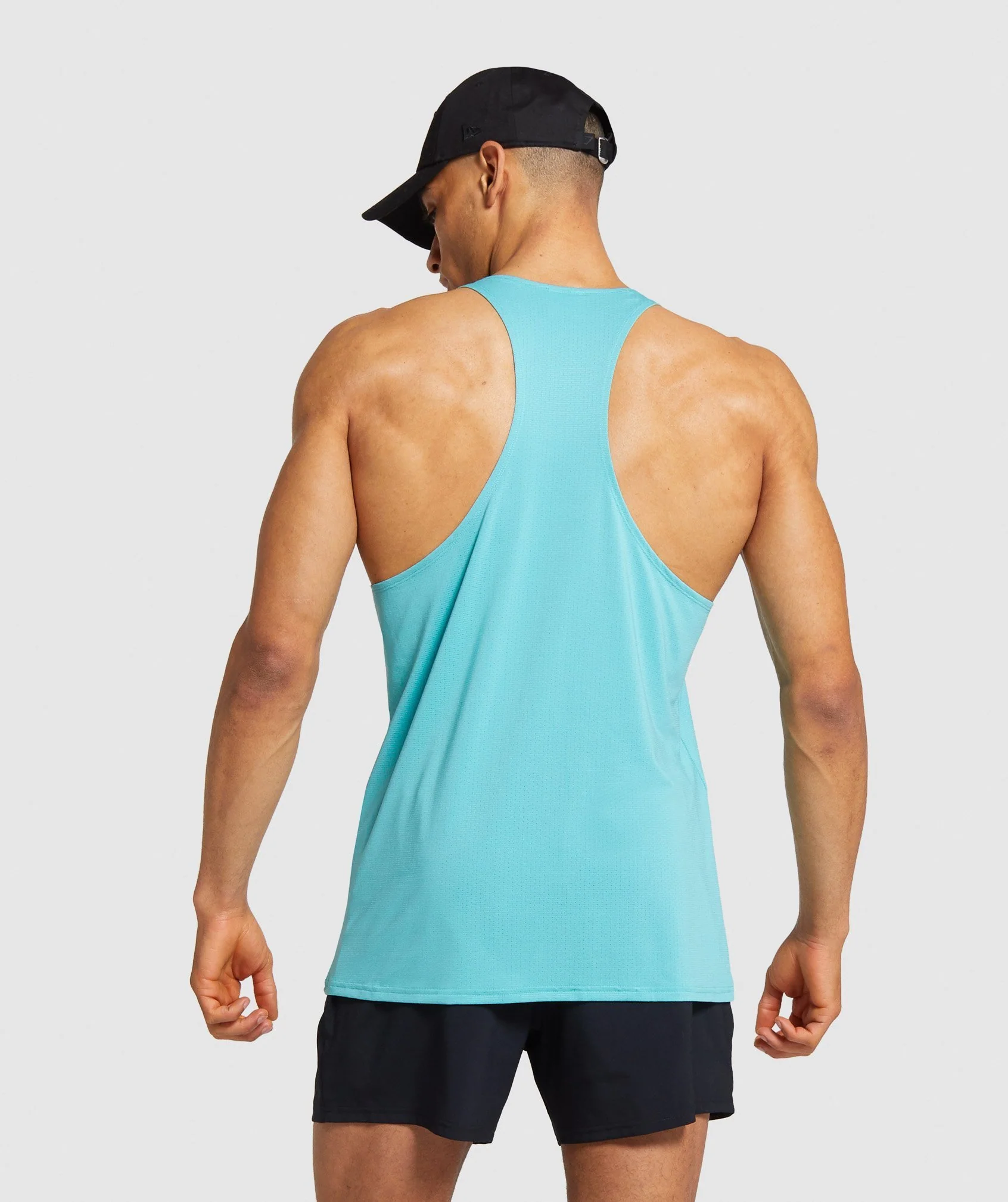 Gymshark Arrival Stringer - Light Blue