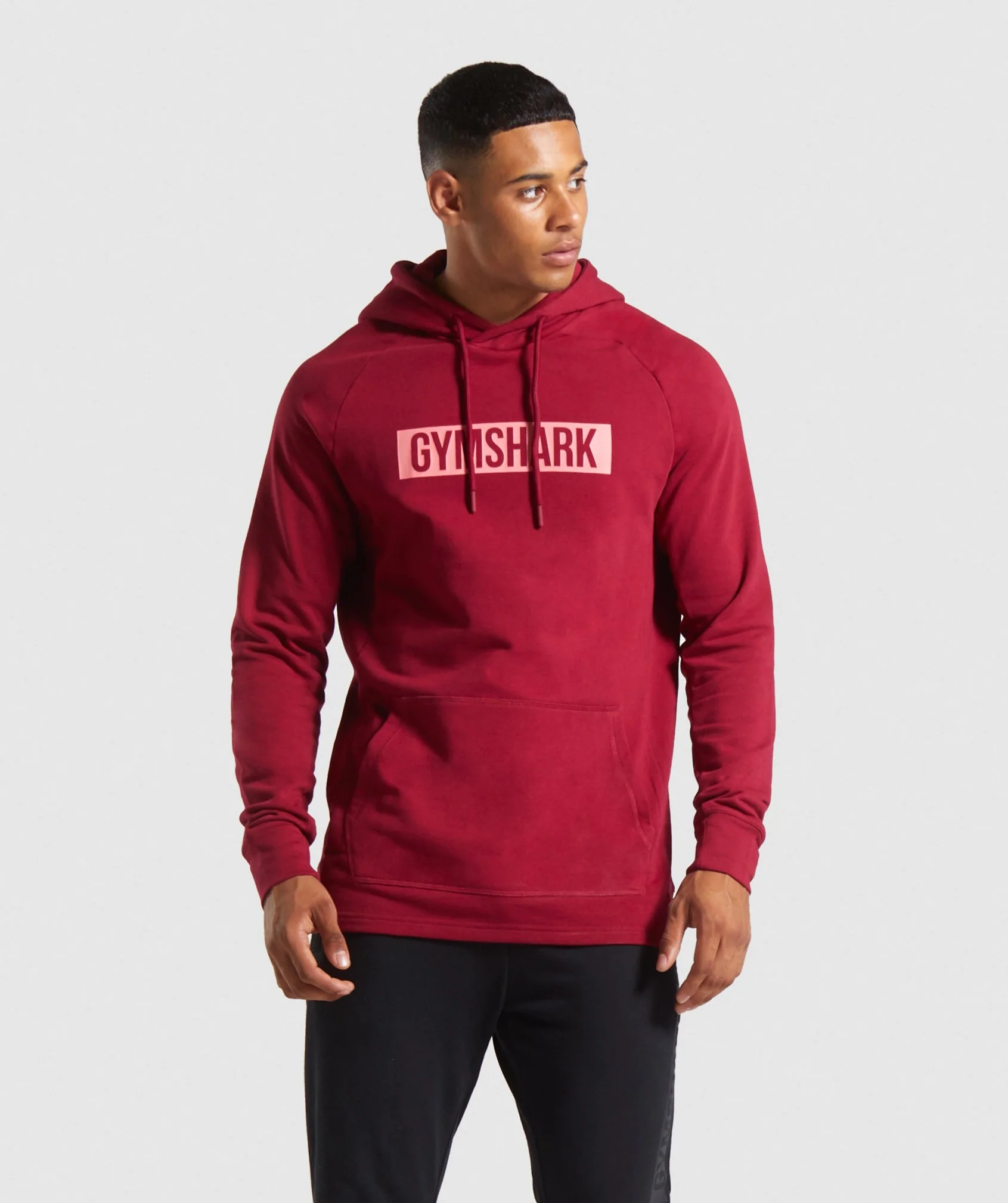 Gymshark Block Hoodie - Claret