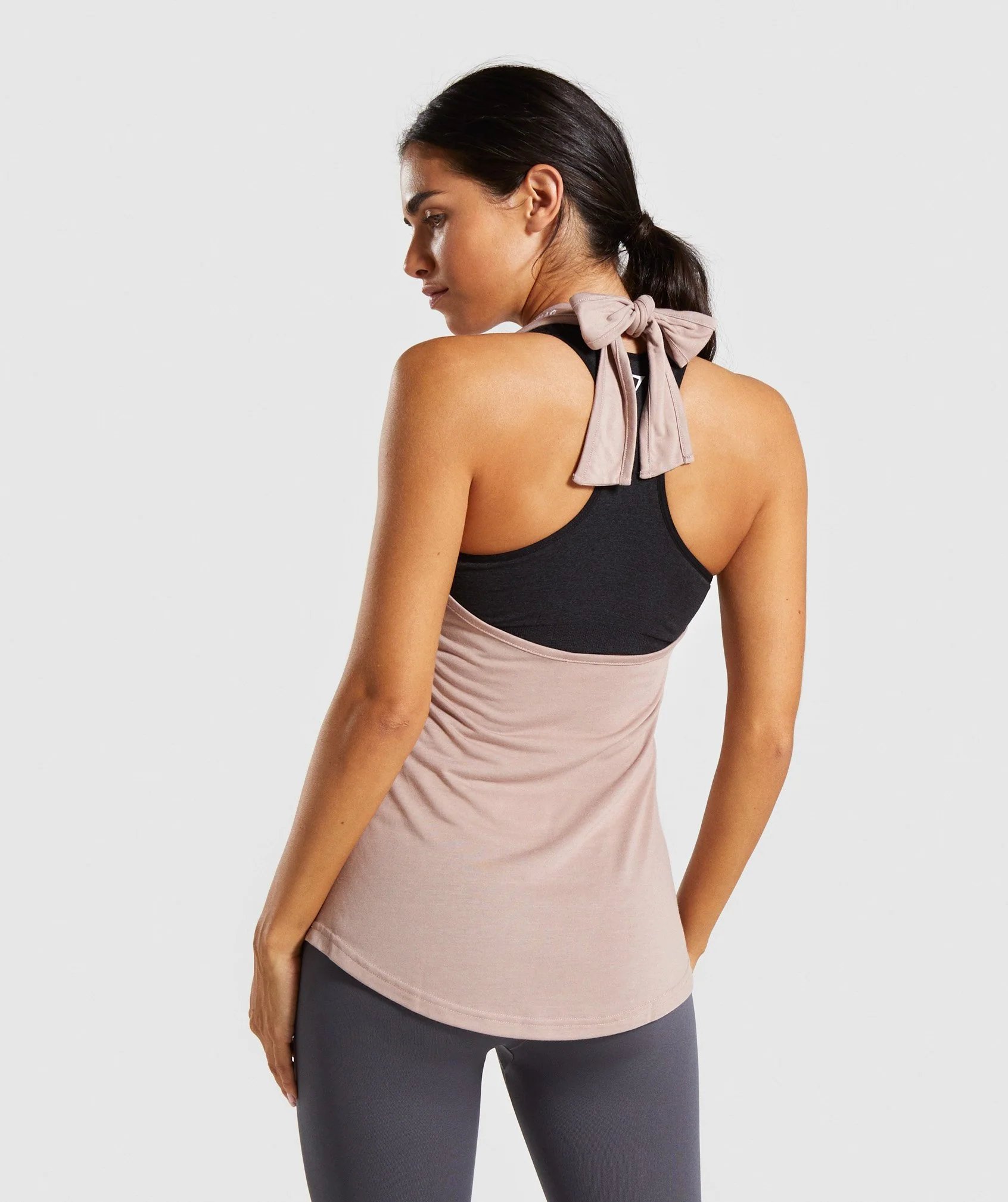 Gymshark Ark Halter Neck Vest - Taupe