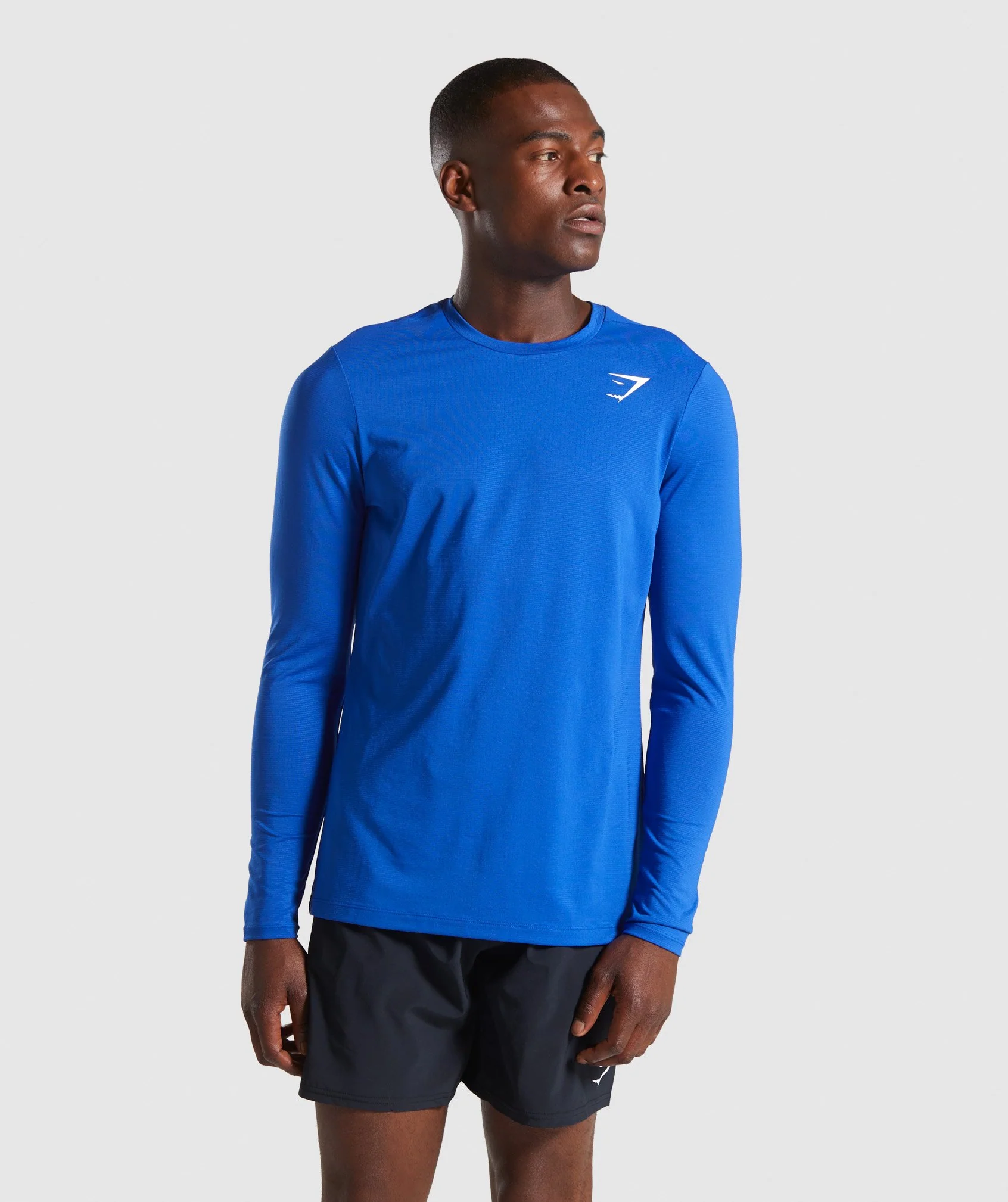 Gymshark Arrival Long Sleeve T-Shirt - Blue