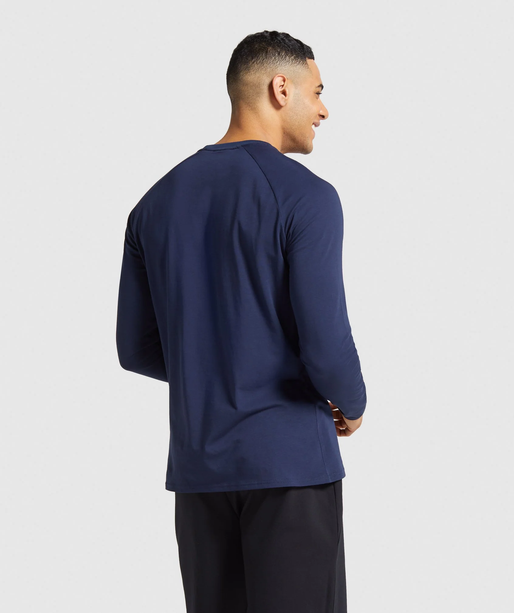 Gymshark Apollo Long Sleeve T-Shirt - Dark Blue