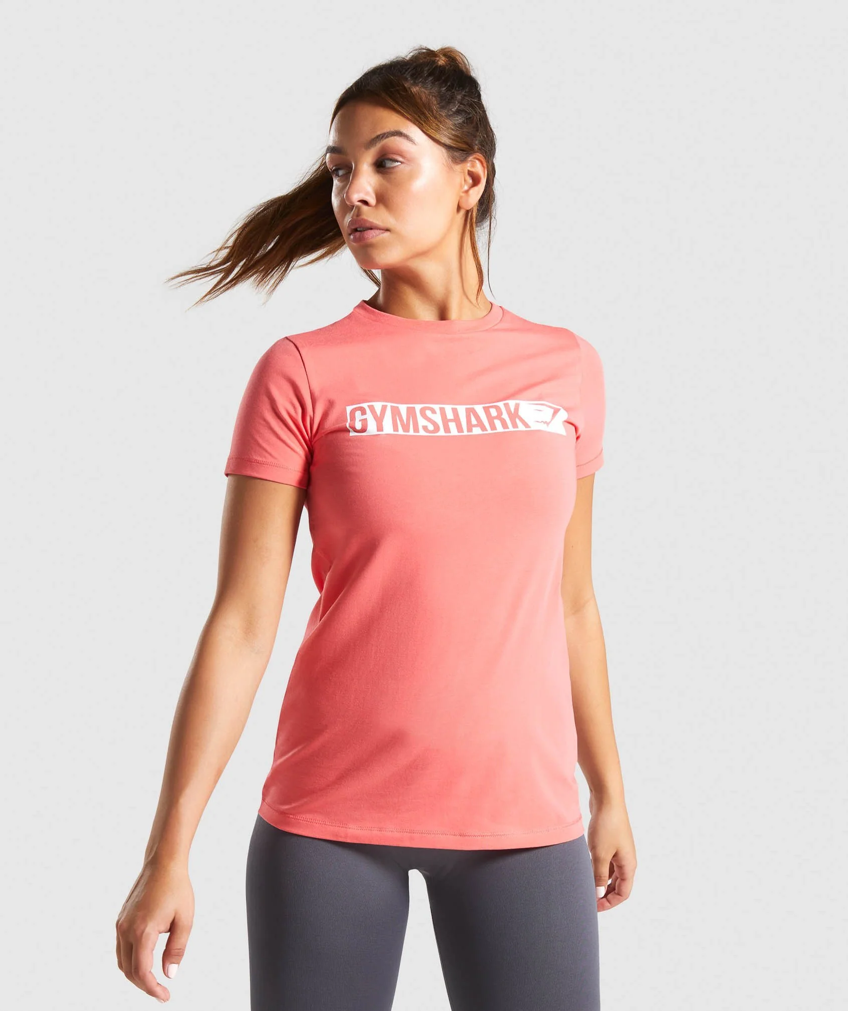 Gymshark Apollo T-Shirt - Coral