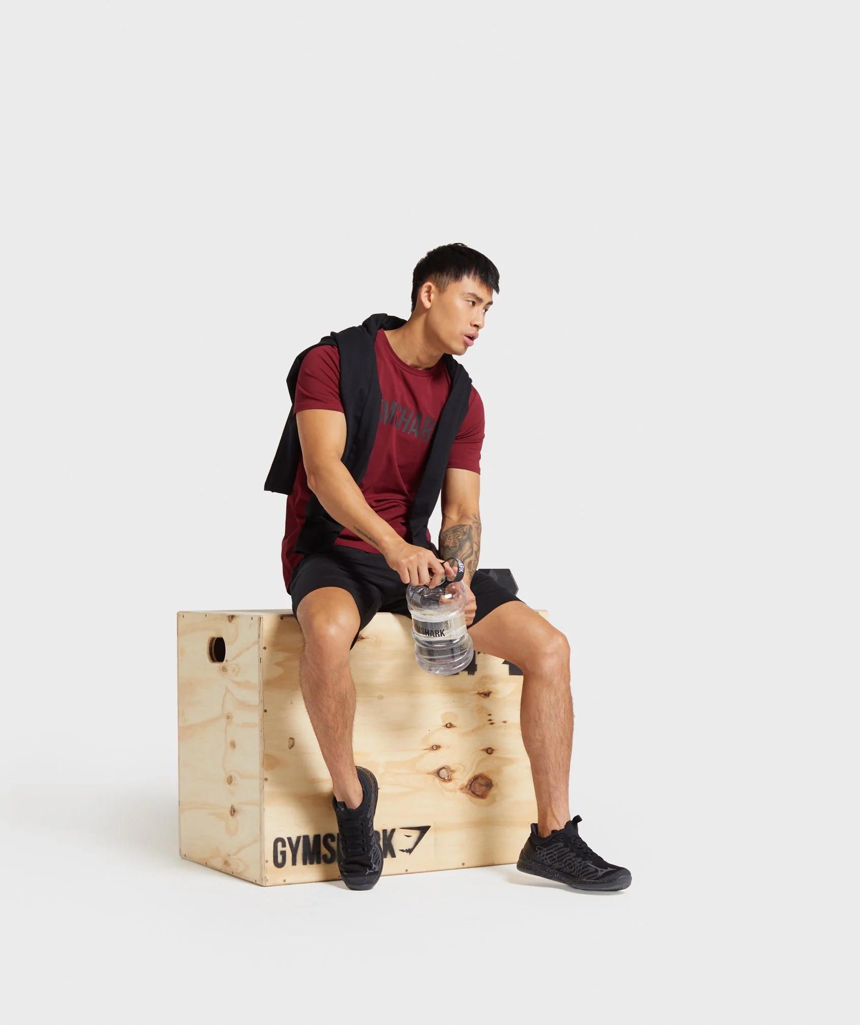 Gymshark Base T-Shirt - Claret