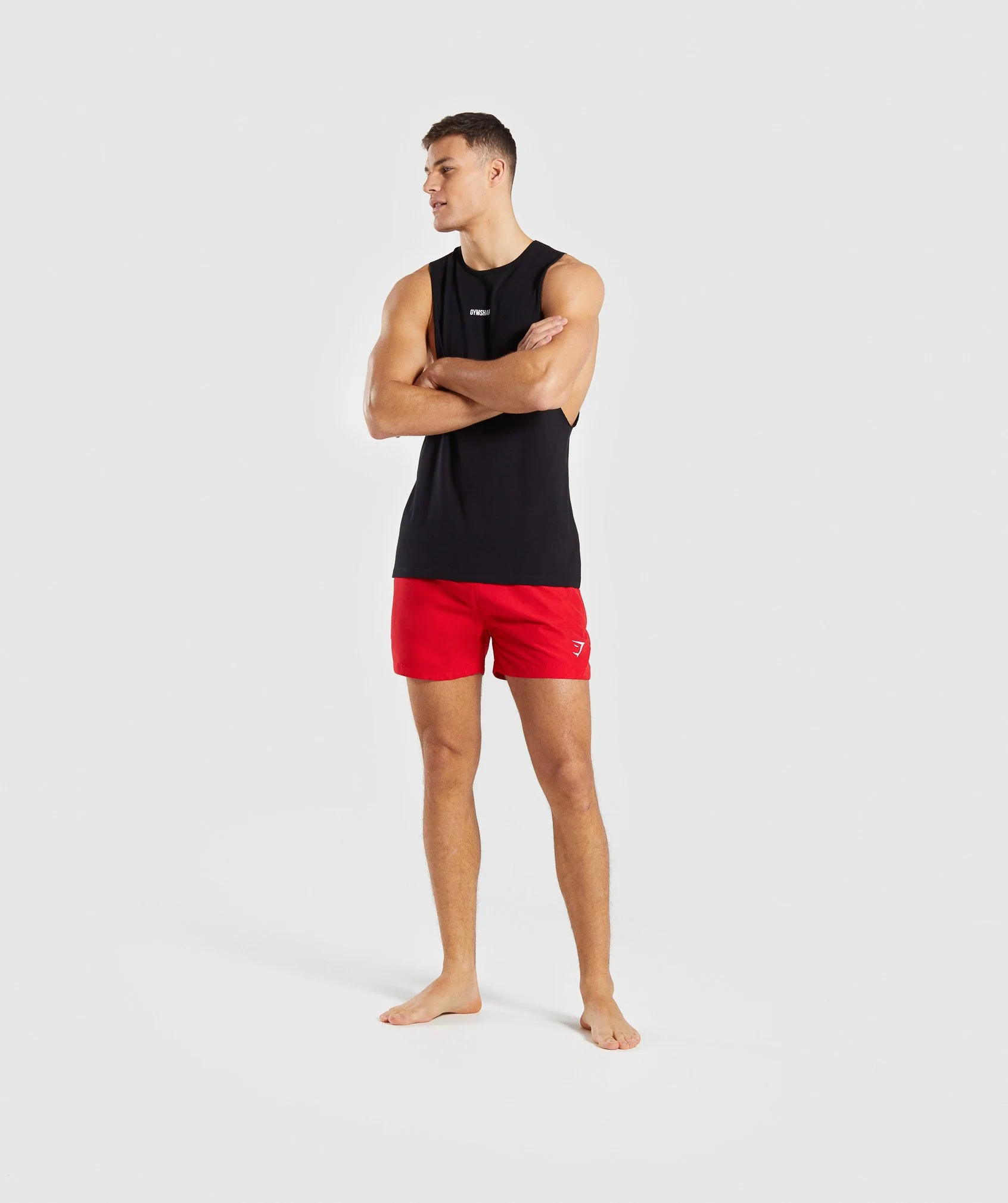 Gymshark Atlantic Swim Shorts - Red