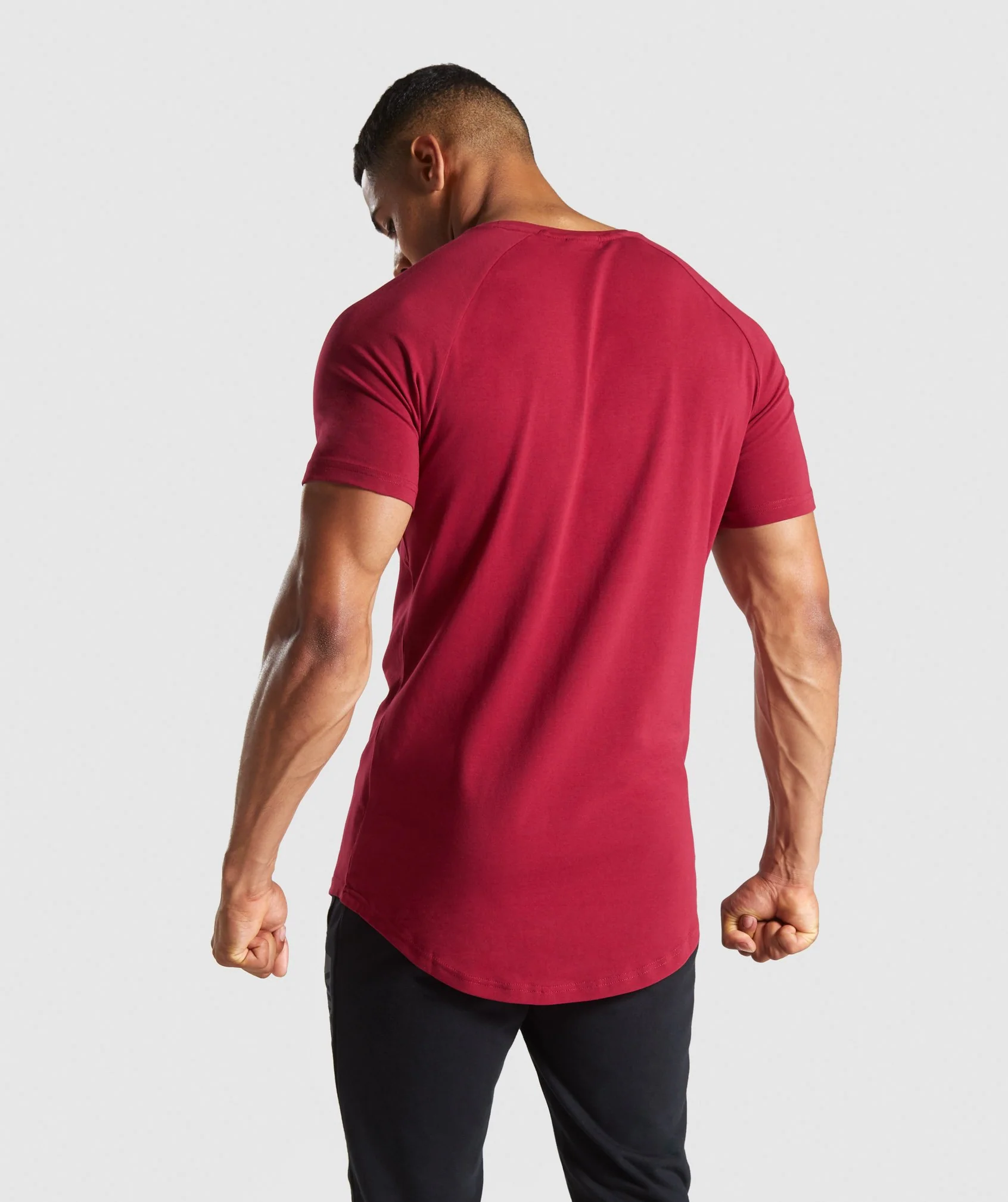 Gymshark Block T-Shirt - Claret