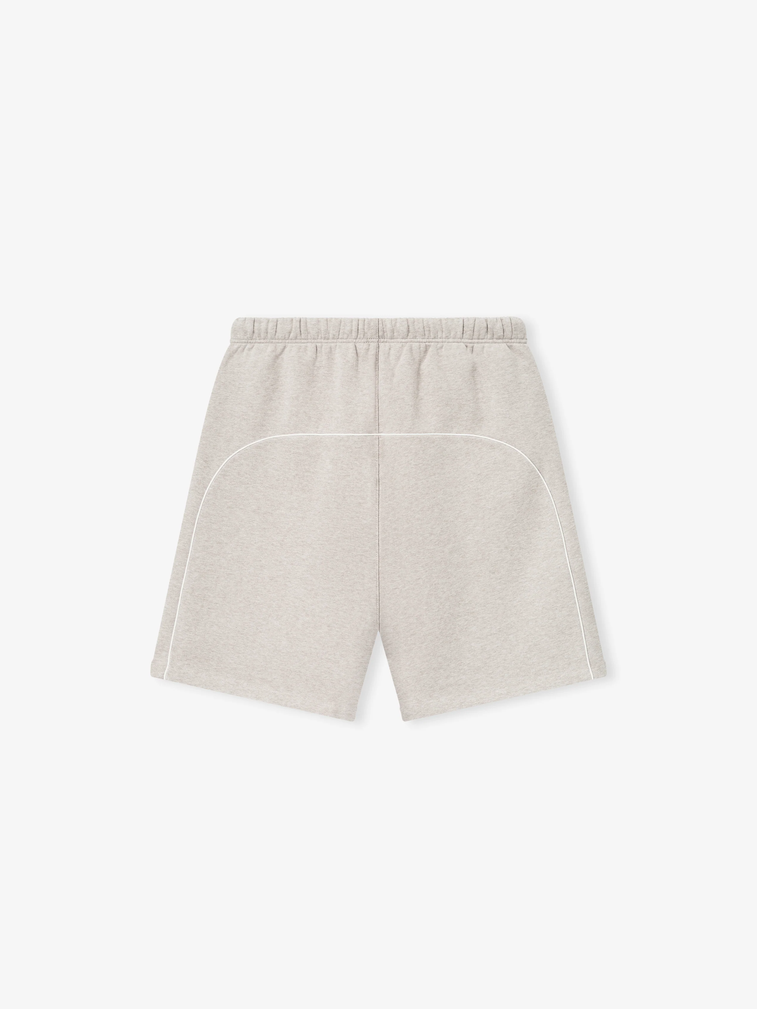 Relaxed Fleece Sweatshort With Piping