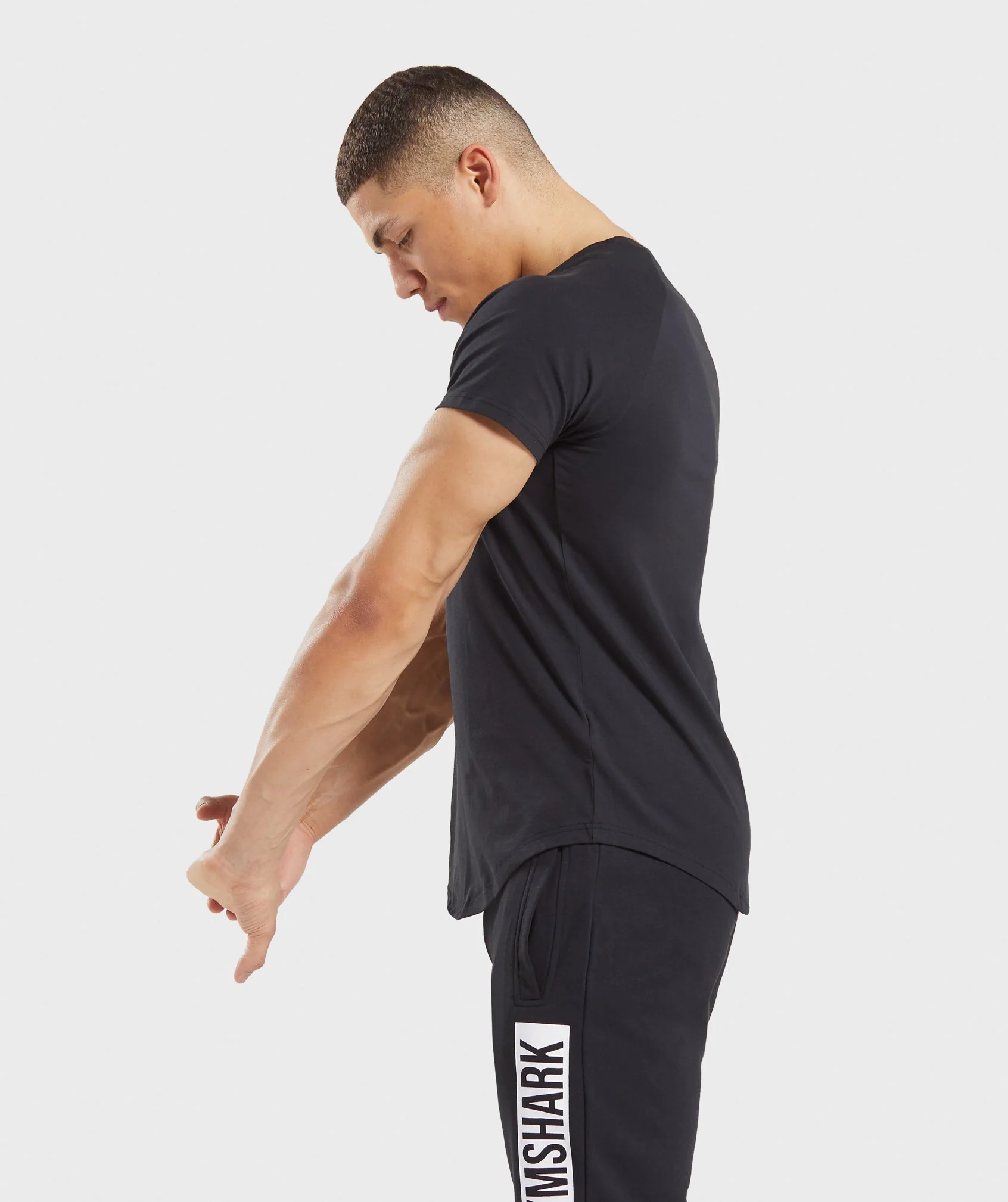 Gymshark Block T-Shirt - Black/Lime