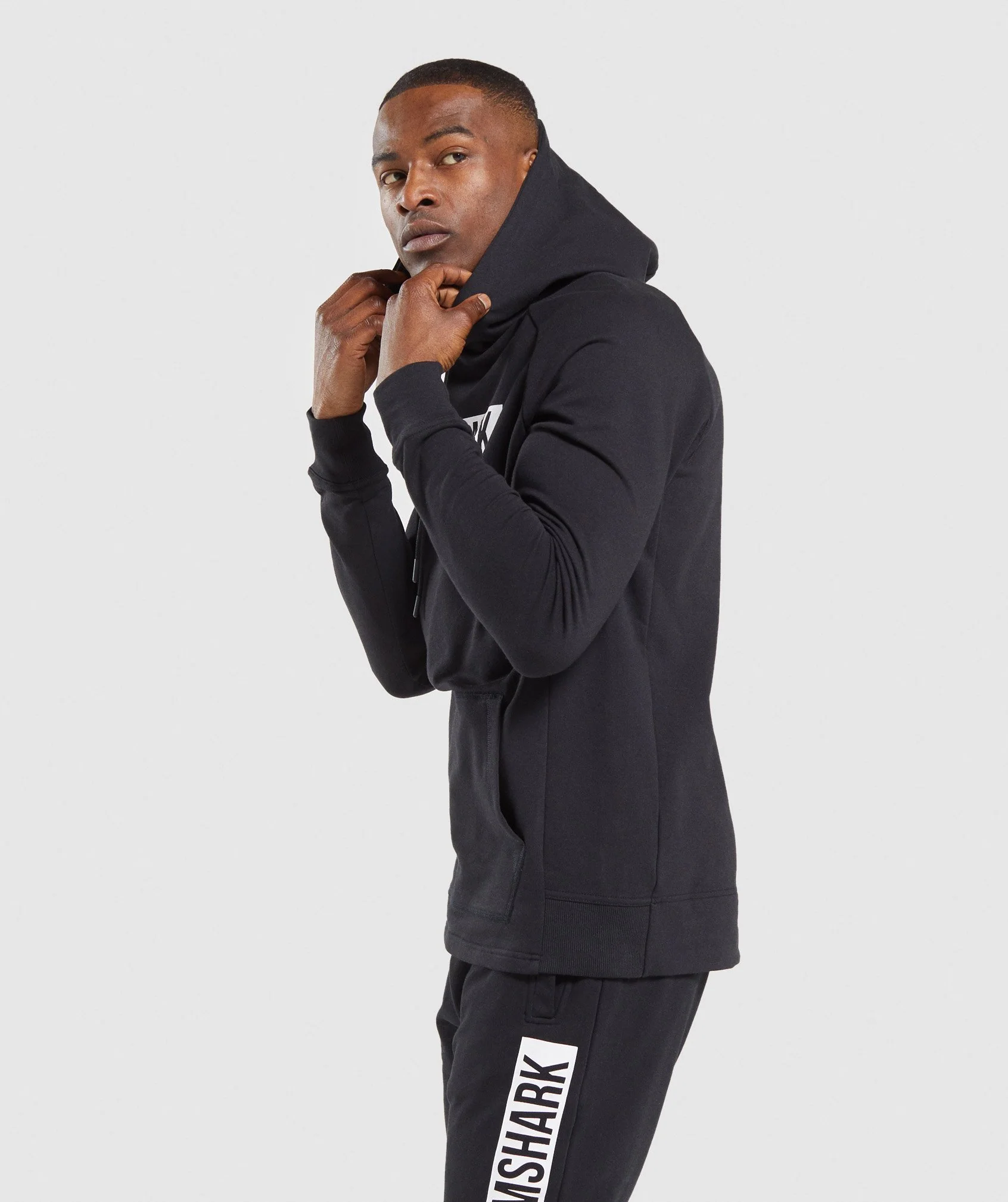 Gymshark Block Hoodie - Black/White
