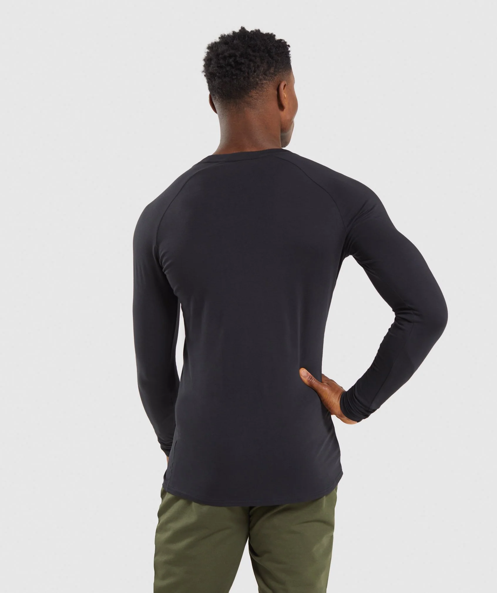 Gymshark Apollo Long Sleeve T-Shirt - Black
