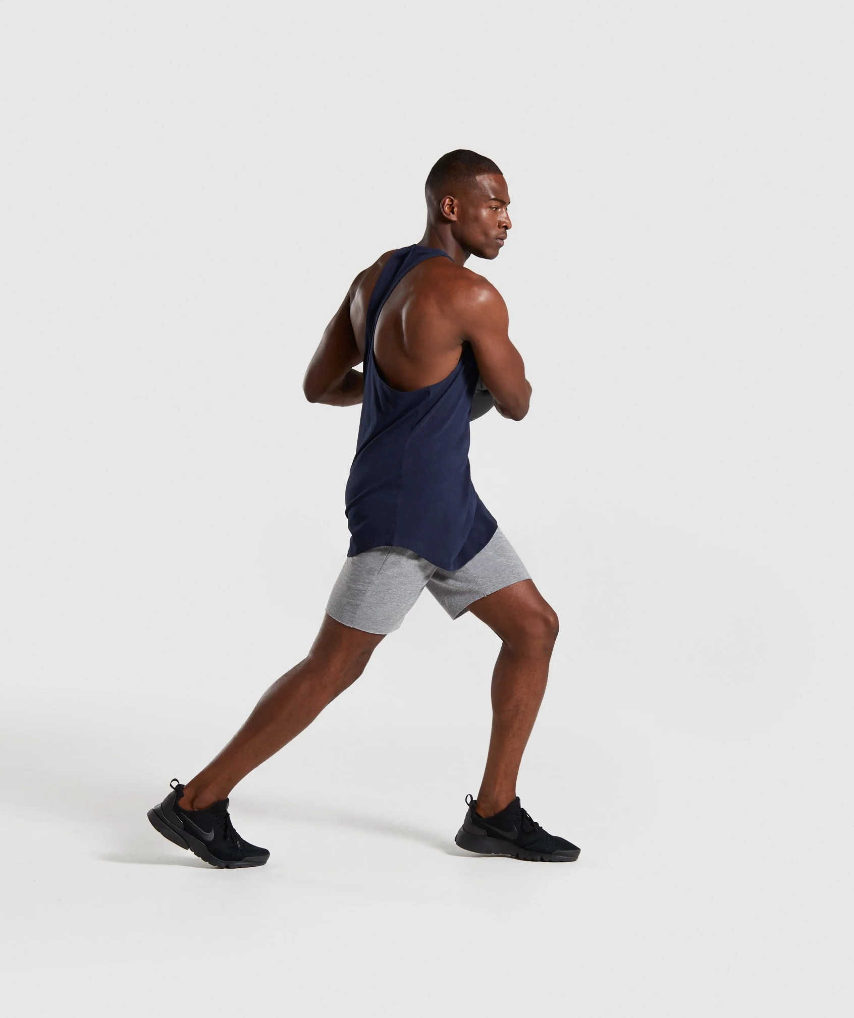 Gymshark Block Stringer - Dark Blue