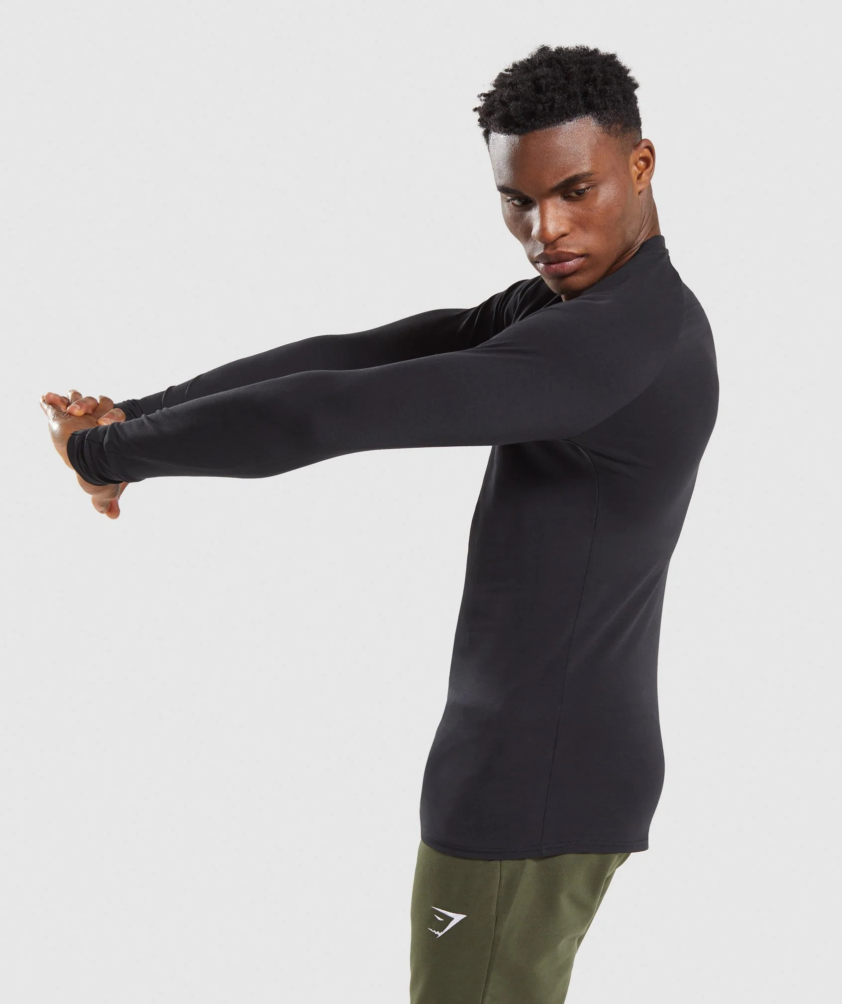 Gymshark Apollo Long Sleeve T-Shirt - Black