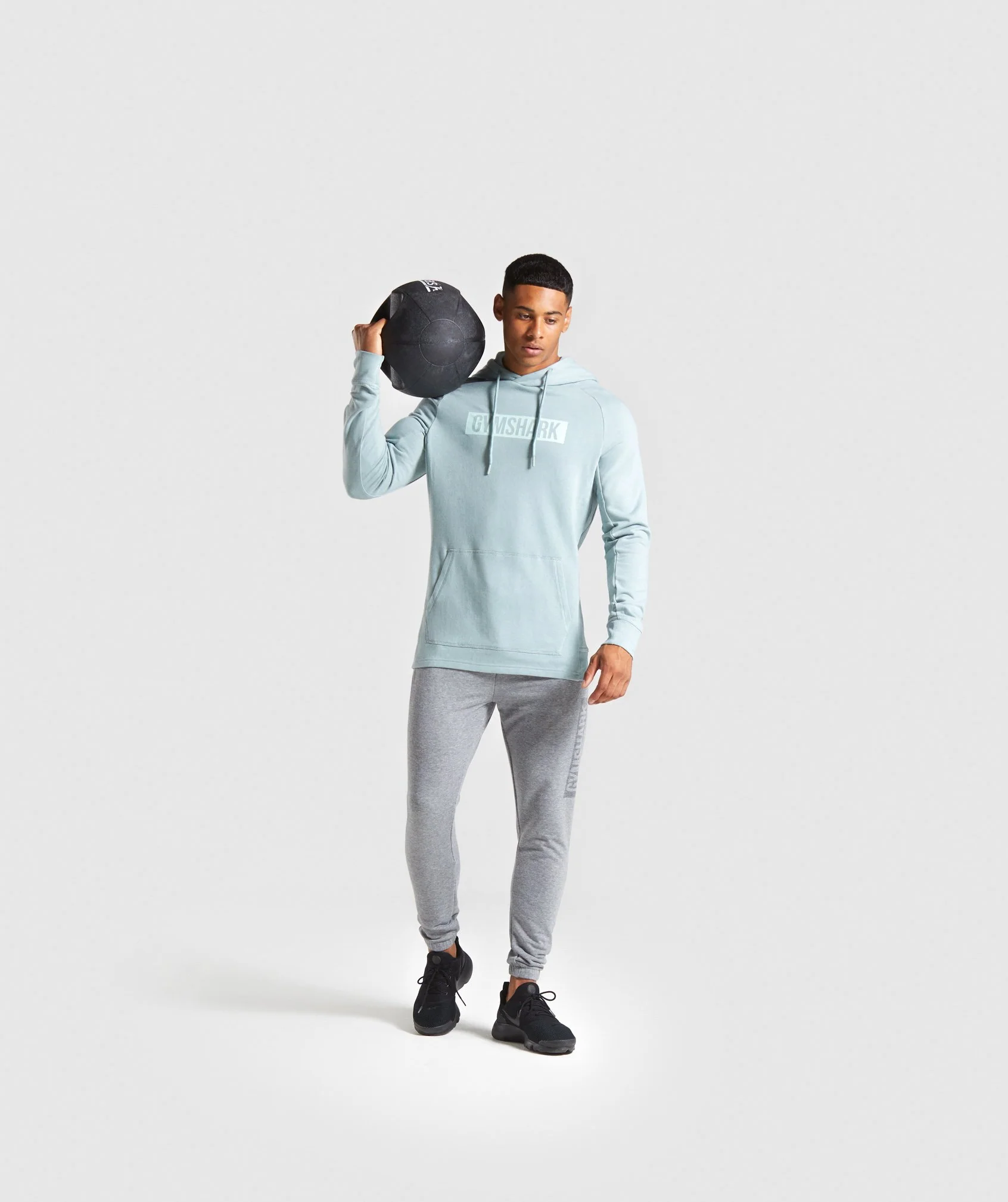 Gymshark Block Hoodie - Light Blue