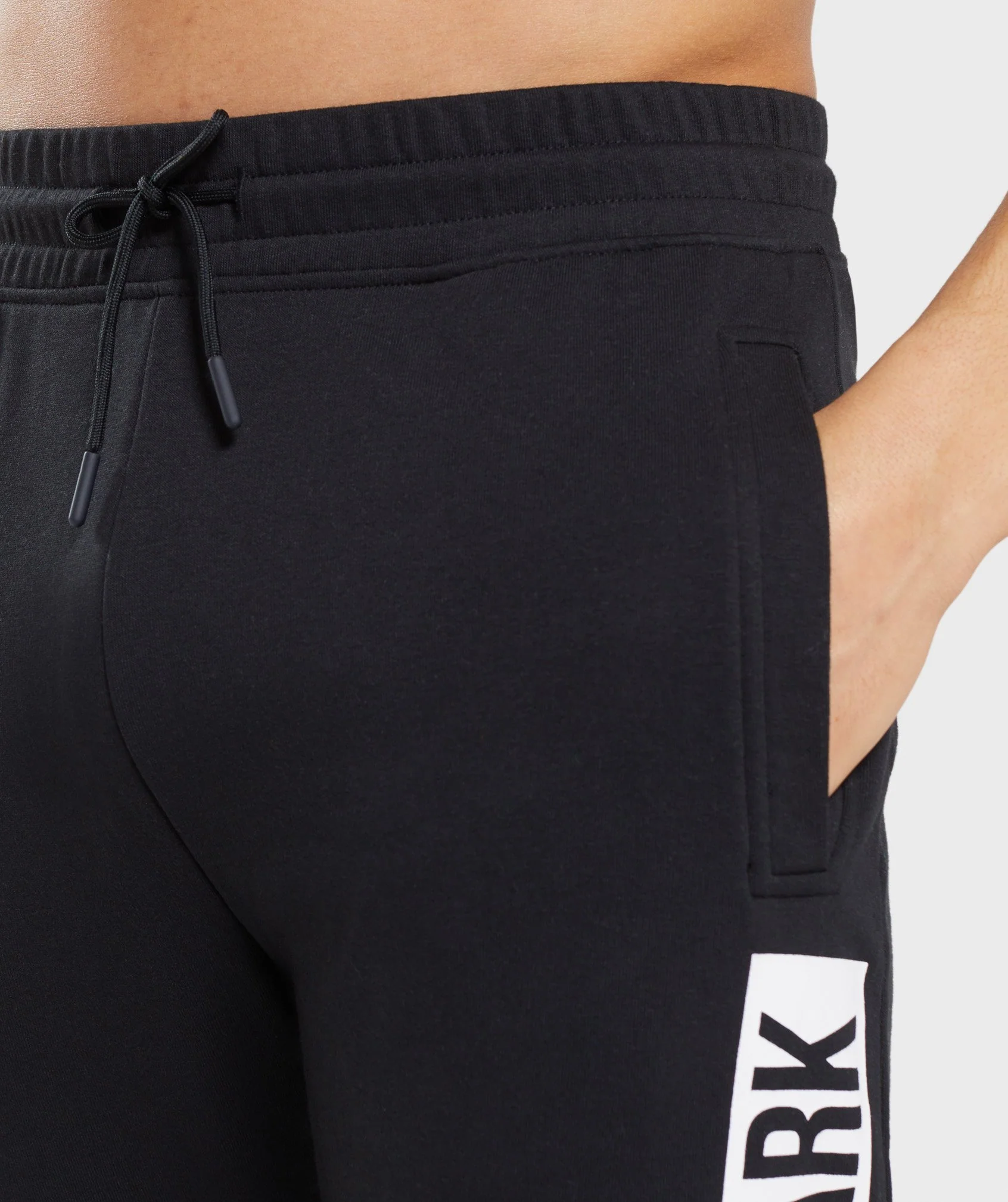 Gymshark Block Joggers - Black/White