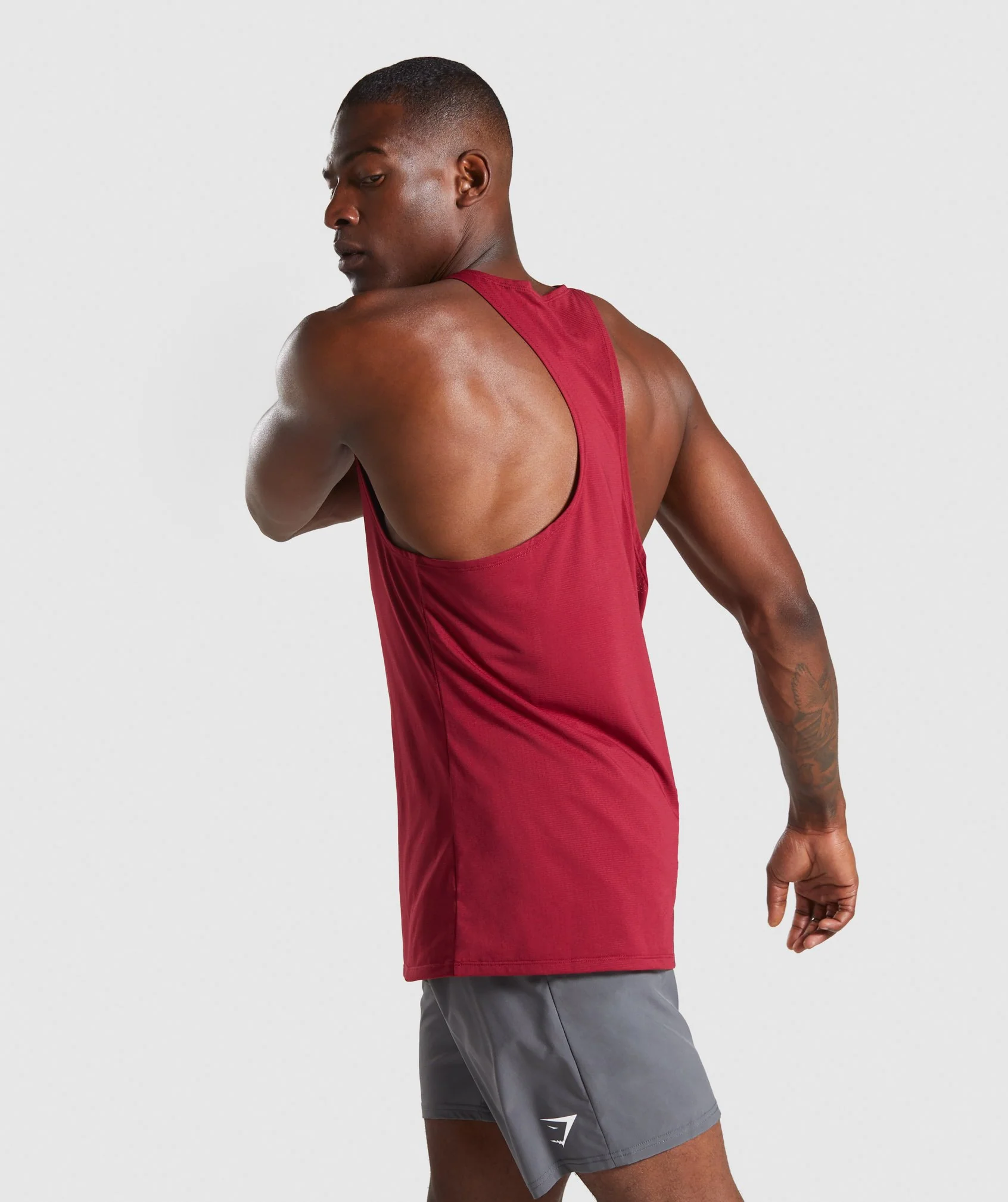 Gymshark Arrival Stringer - Claret