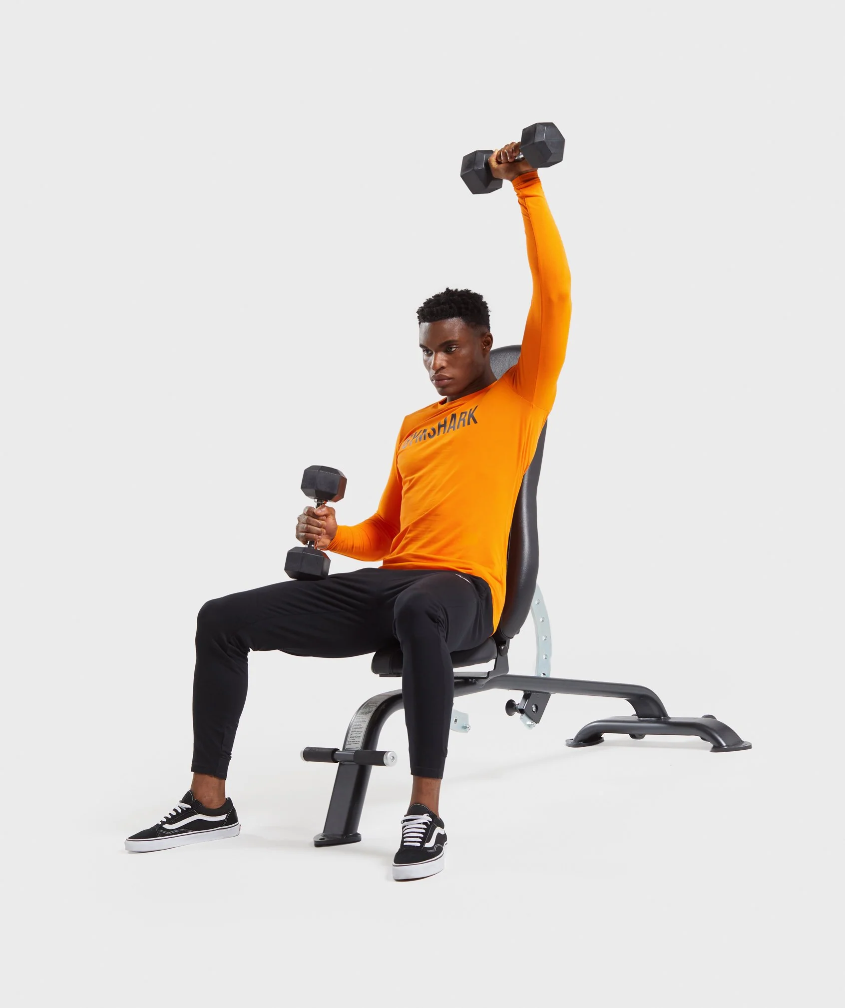 Gymshark Base Long Sleeve T-Shirt - Orange