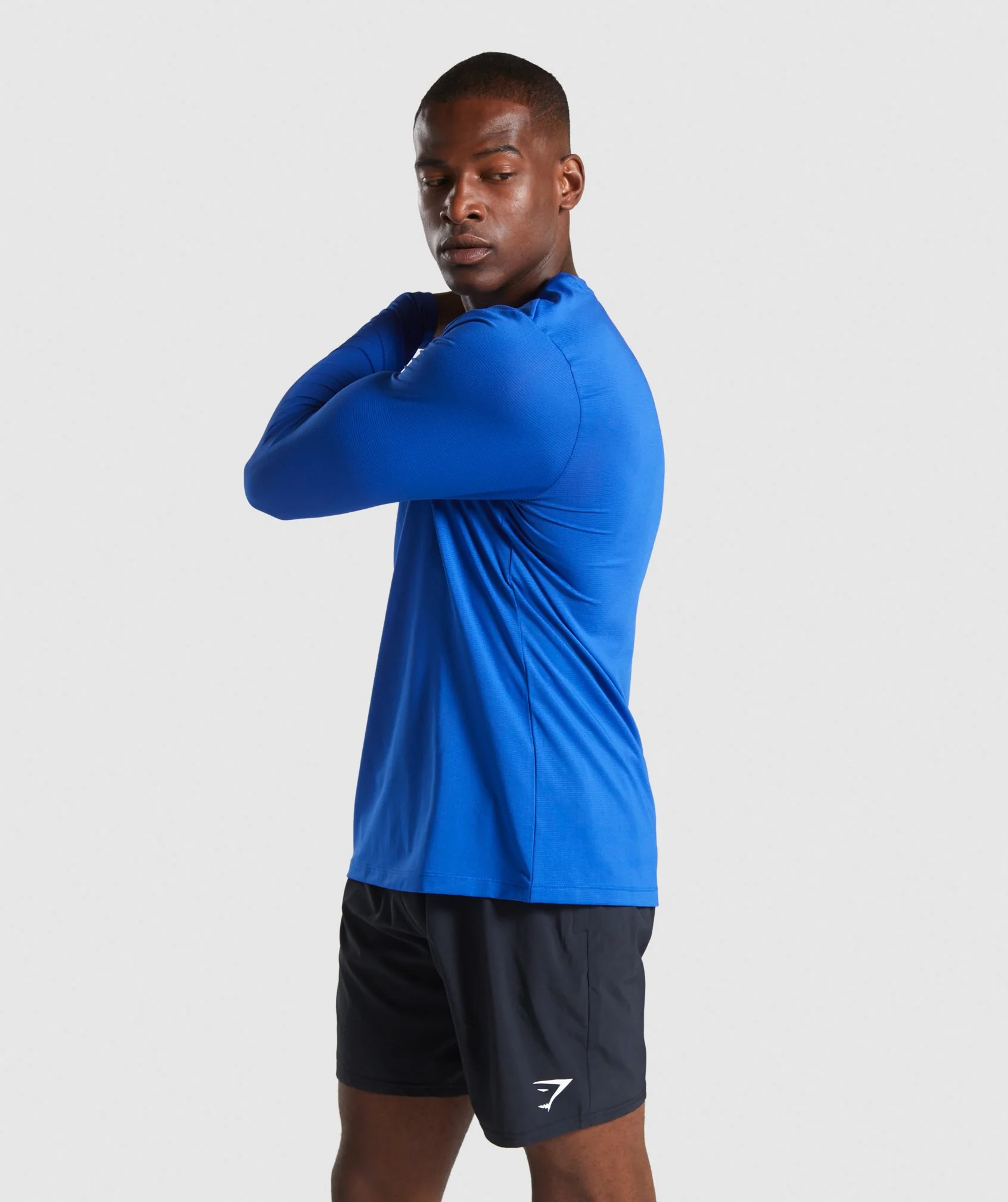 Gymshark Arrival Long Sleeve T-Shirt - Blue