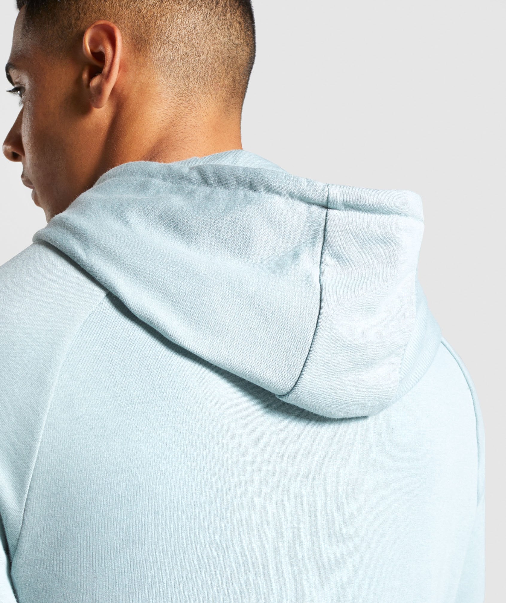 Gymshark Block Hoodie - Light Blue
