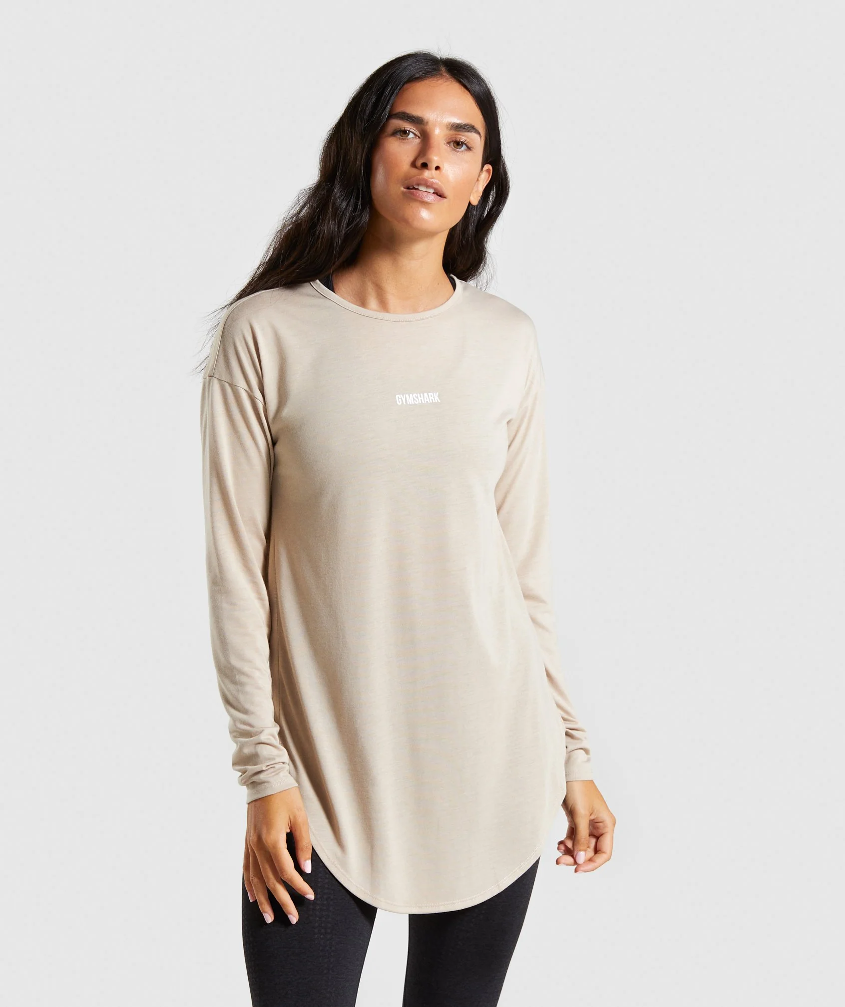 Gymshark Ark Long Sleeve Top - Sand