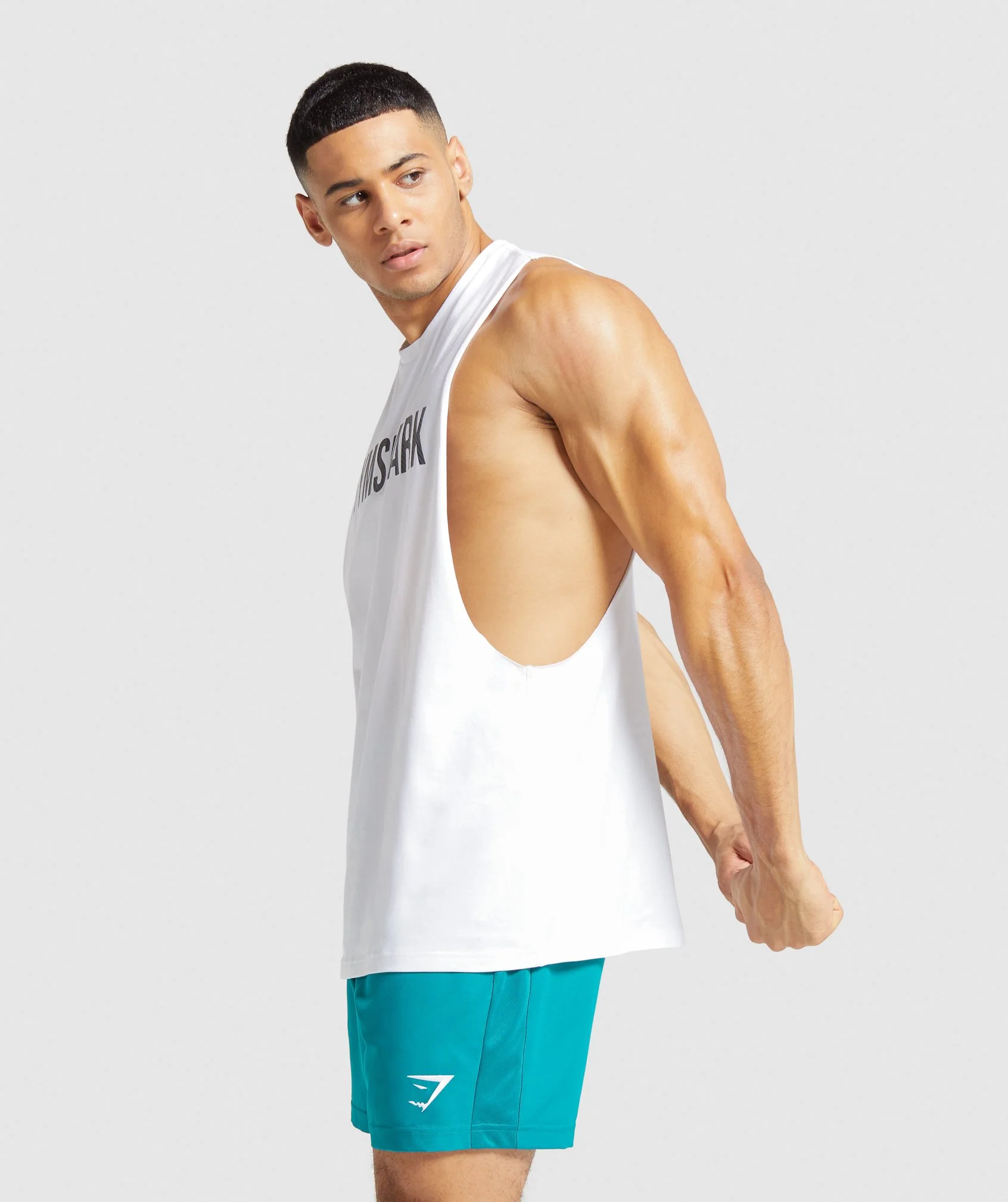 Gymshark Apex Drop Armhole Tank - White