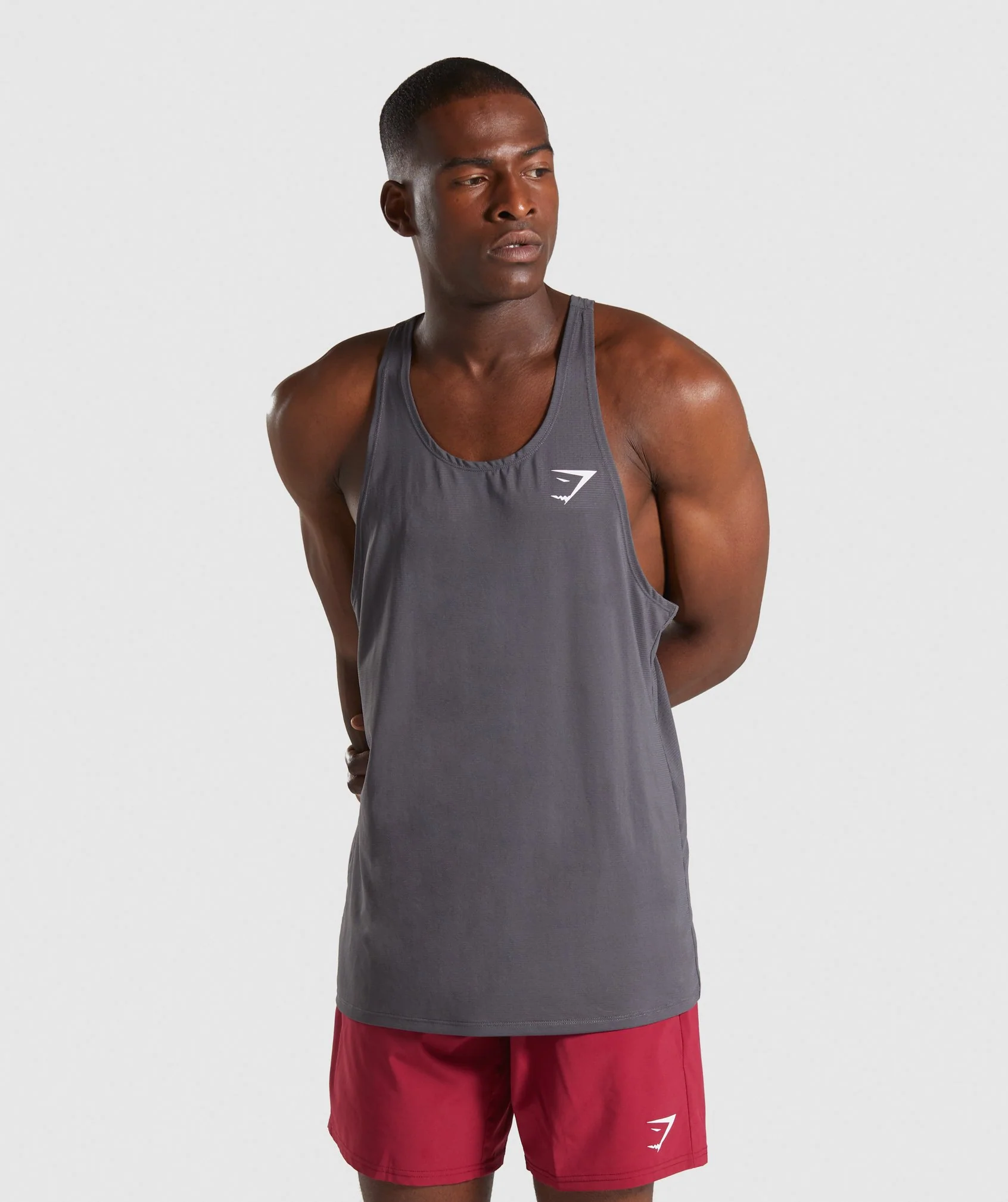 Gymshark Arrival Stringer - Charcoal