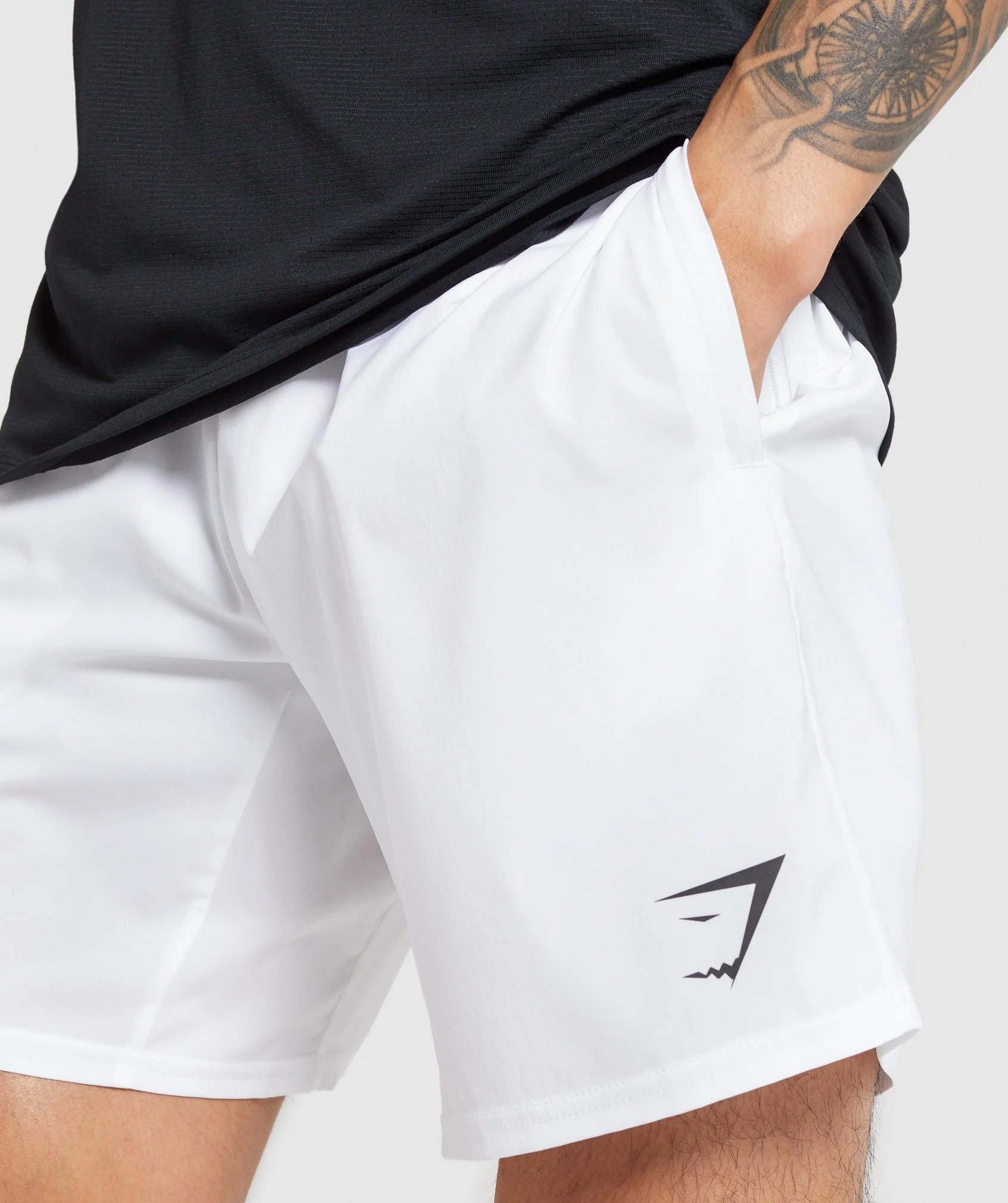 Gymshark Arrival Shorts - White