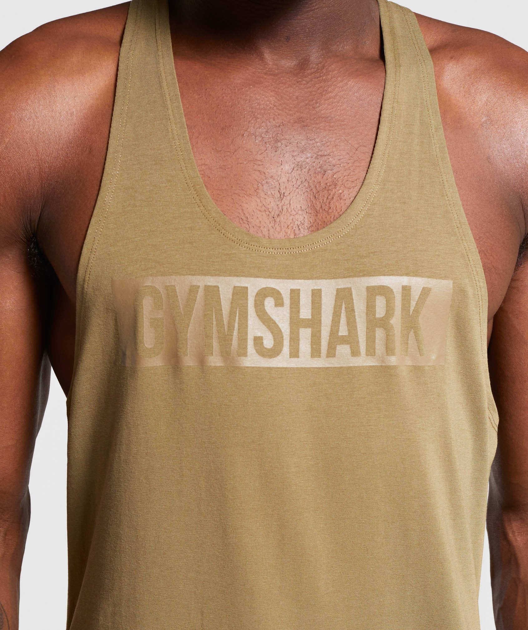 Gymshark Block Stringer - Khaki
