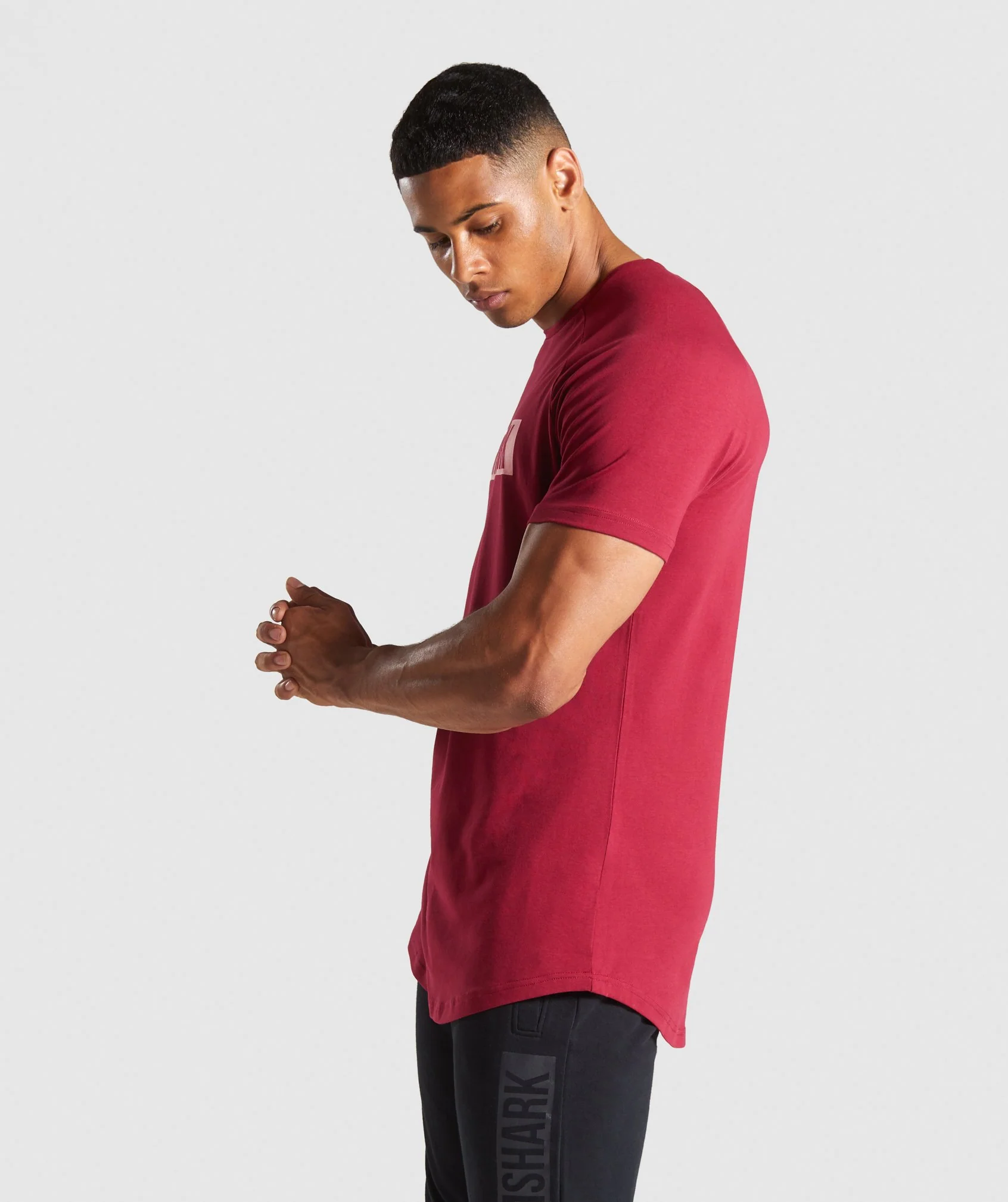Gymshark Block T-Shirt - Claret