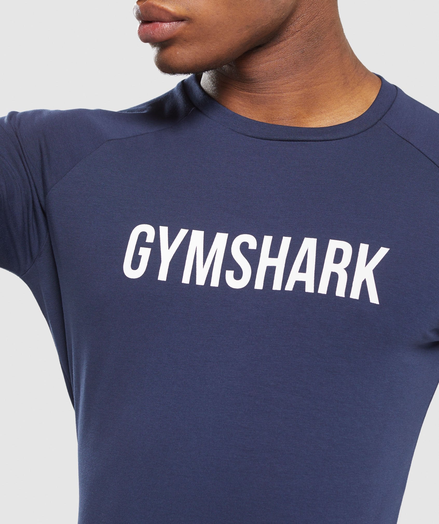 Gymshark Apollo Long Sleeve T-Shirt - Dark Blue