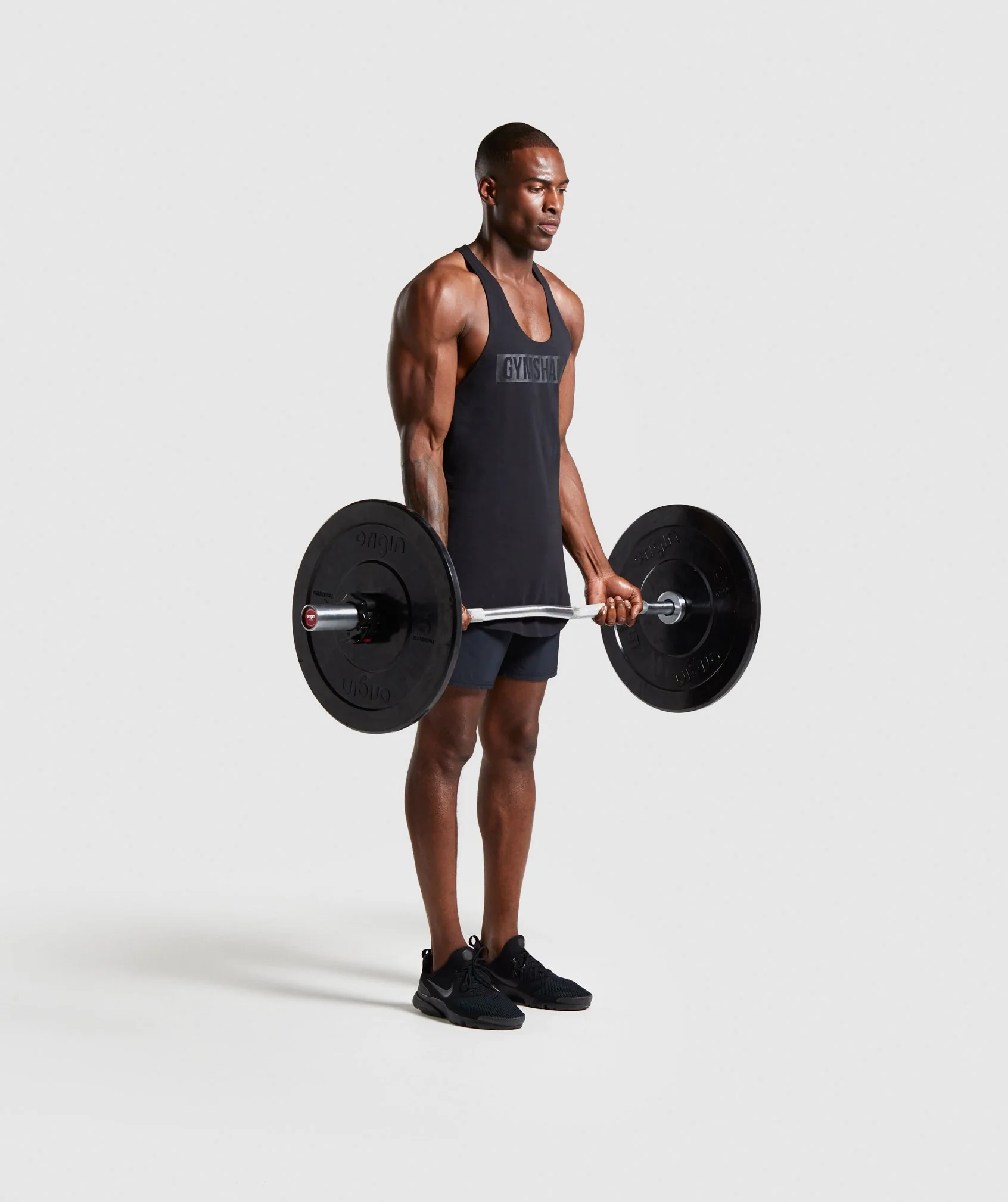 Gymshark Block Stringer - Black