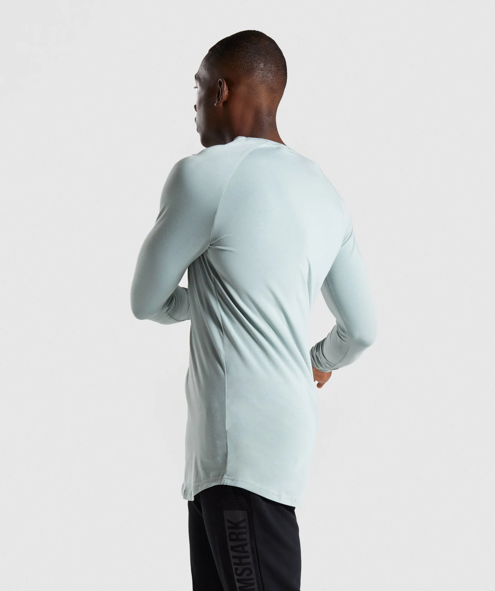 Gymshark Block Long Sleeve T-Shirt - Light Blue