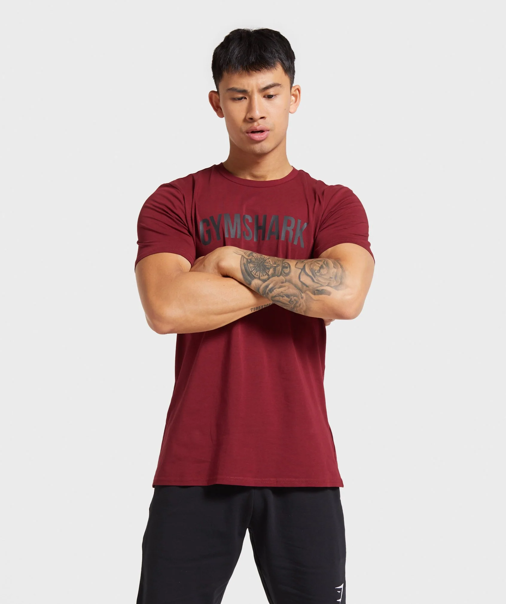 Gymshark Base T-Shirt - Claret