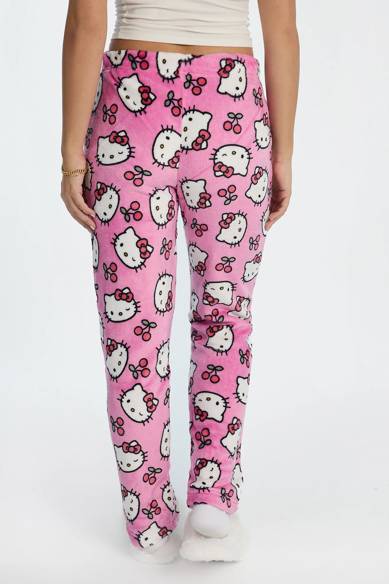 Hello Kitty Cherry Plush Pajama Pants
