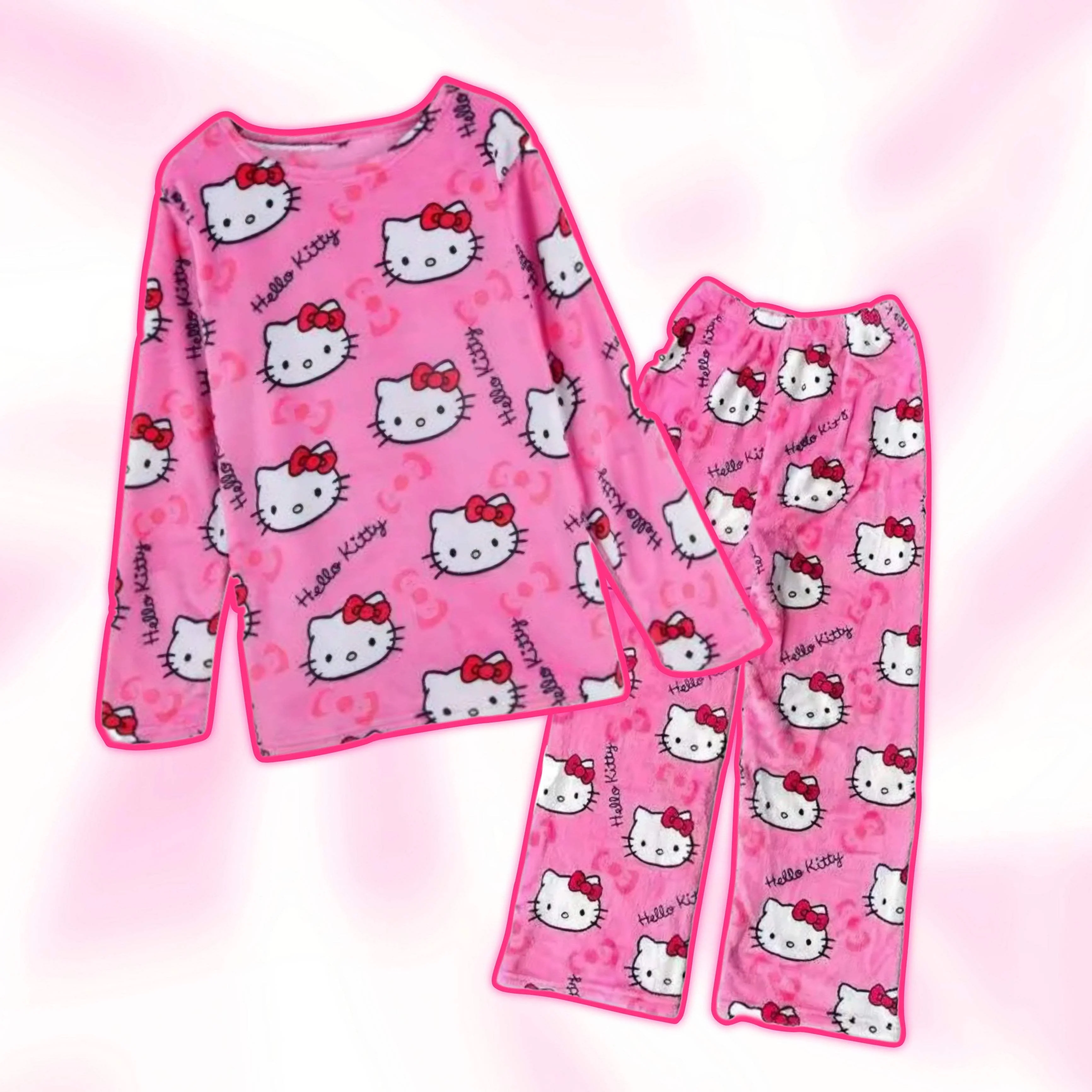 Hello Kitty Two Piece Pajama Set