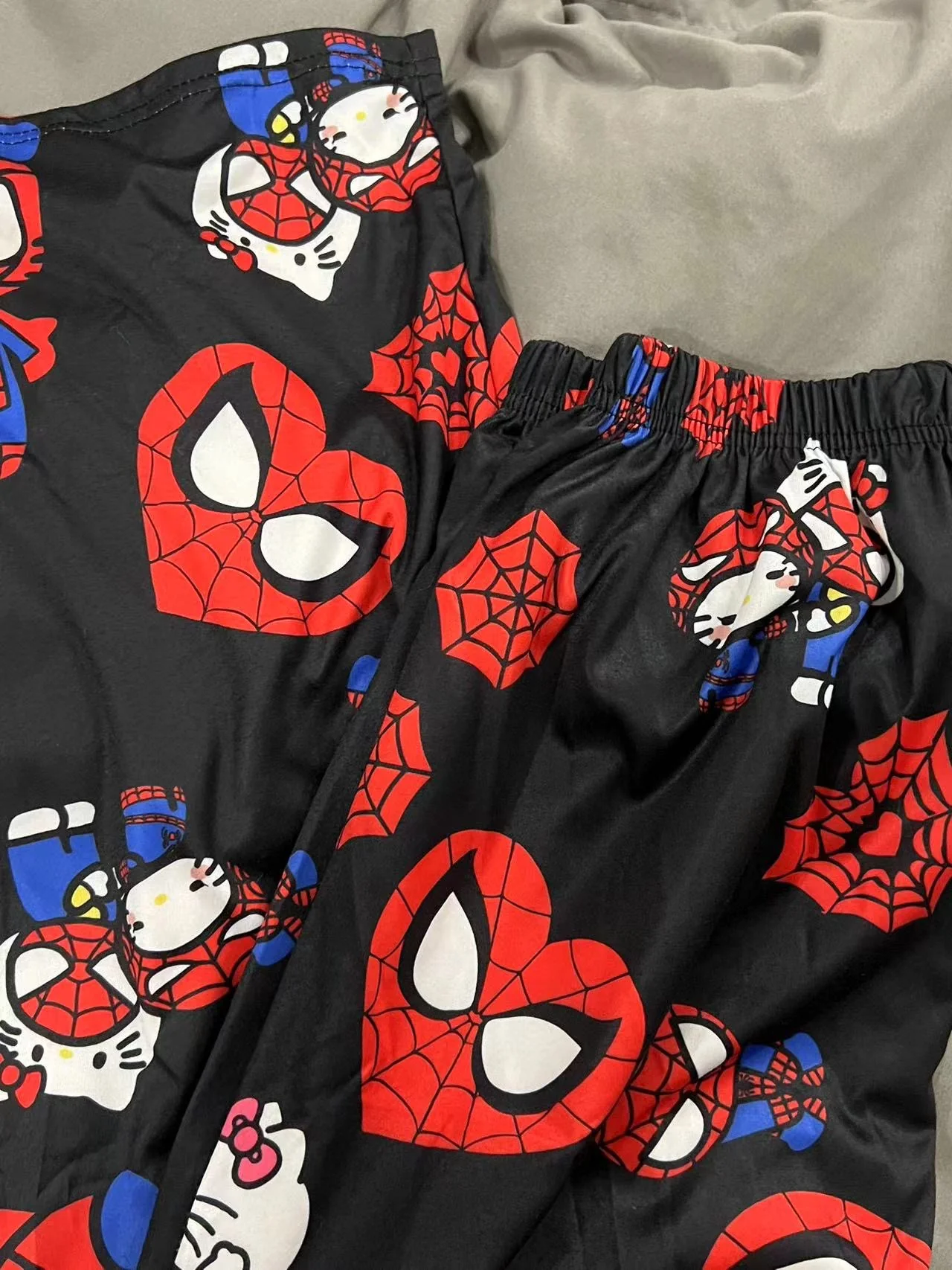 Hellokitty Spiderman Pajama Pants Sleepwear