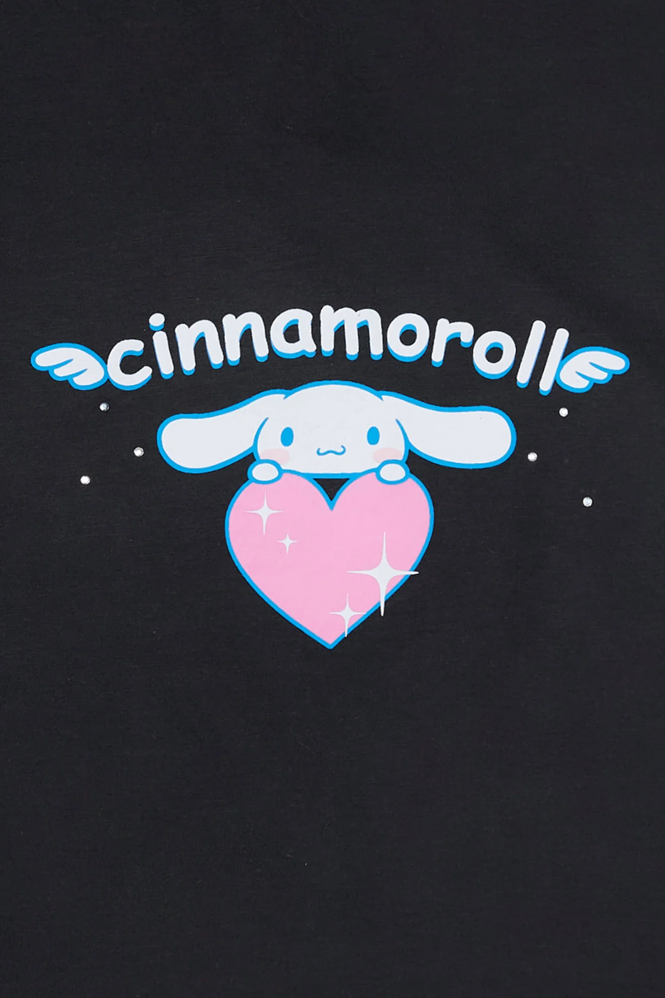 Cinnamoroll Heart Graphic Baby Tee