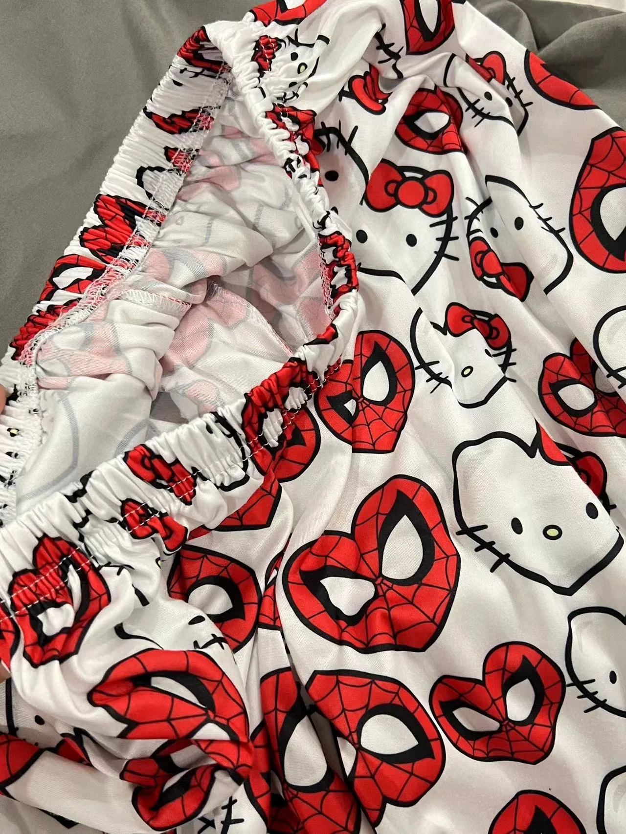Hellokitty Spiderman Pajama Pants Sleepwear