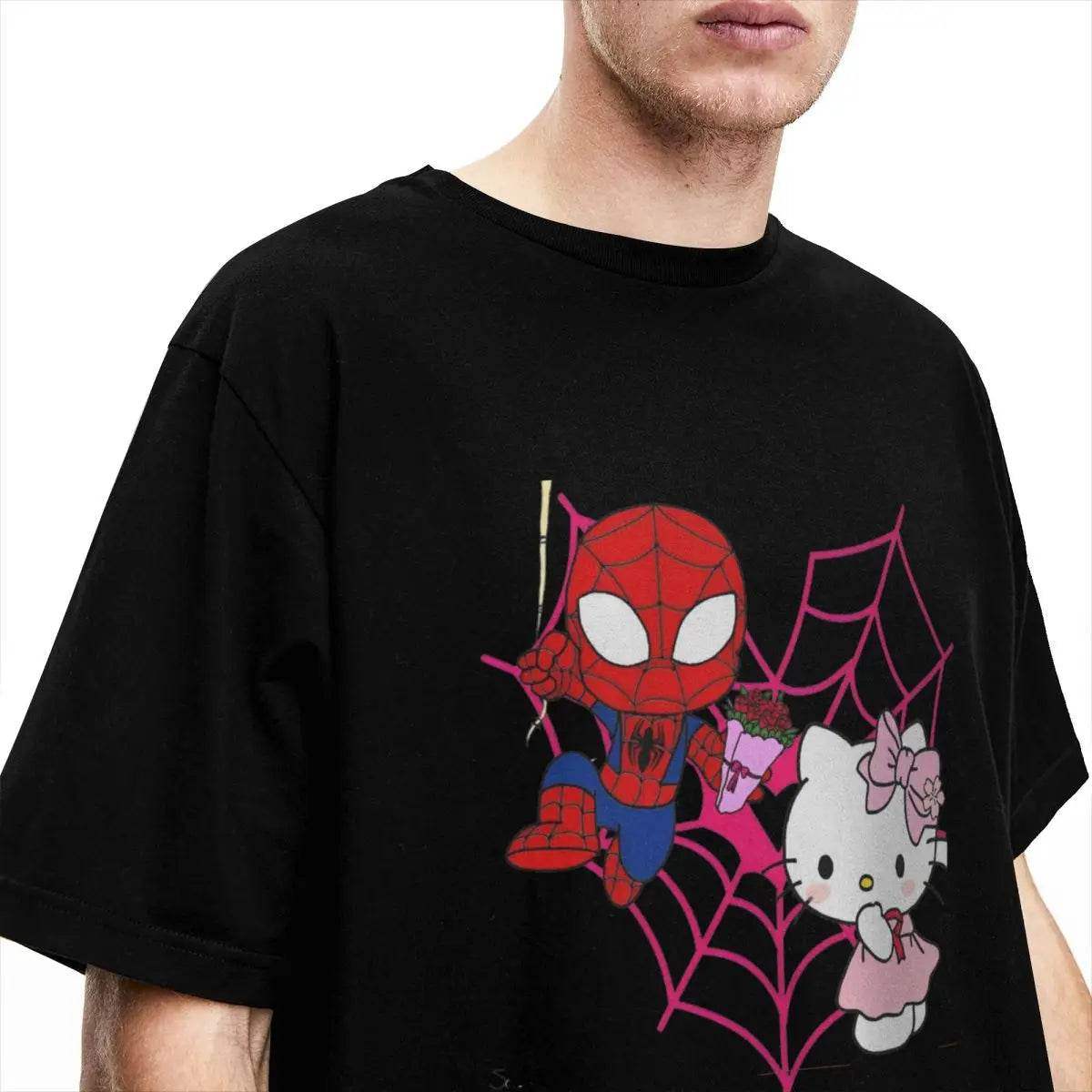 Hello Kitty x Spider-Man Heart T-Shirt