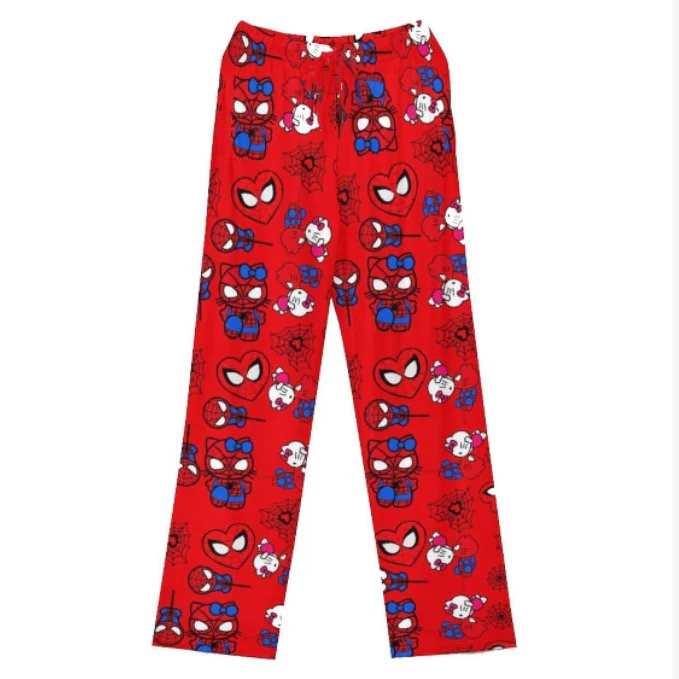 Hellokitty Spiderman Pajama Pants Sleepwear