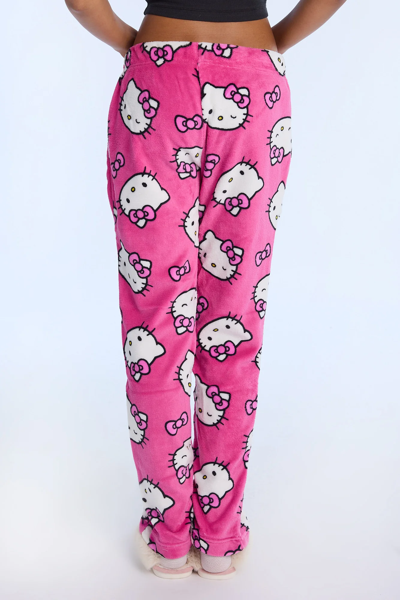 Hello Kitty  Bow Plush Pajama Pants