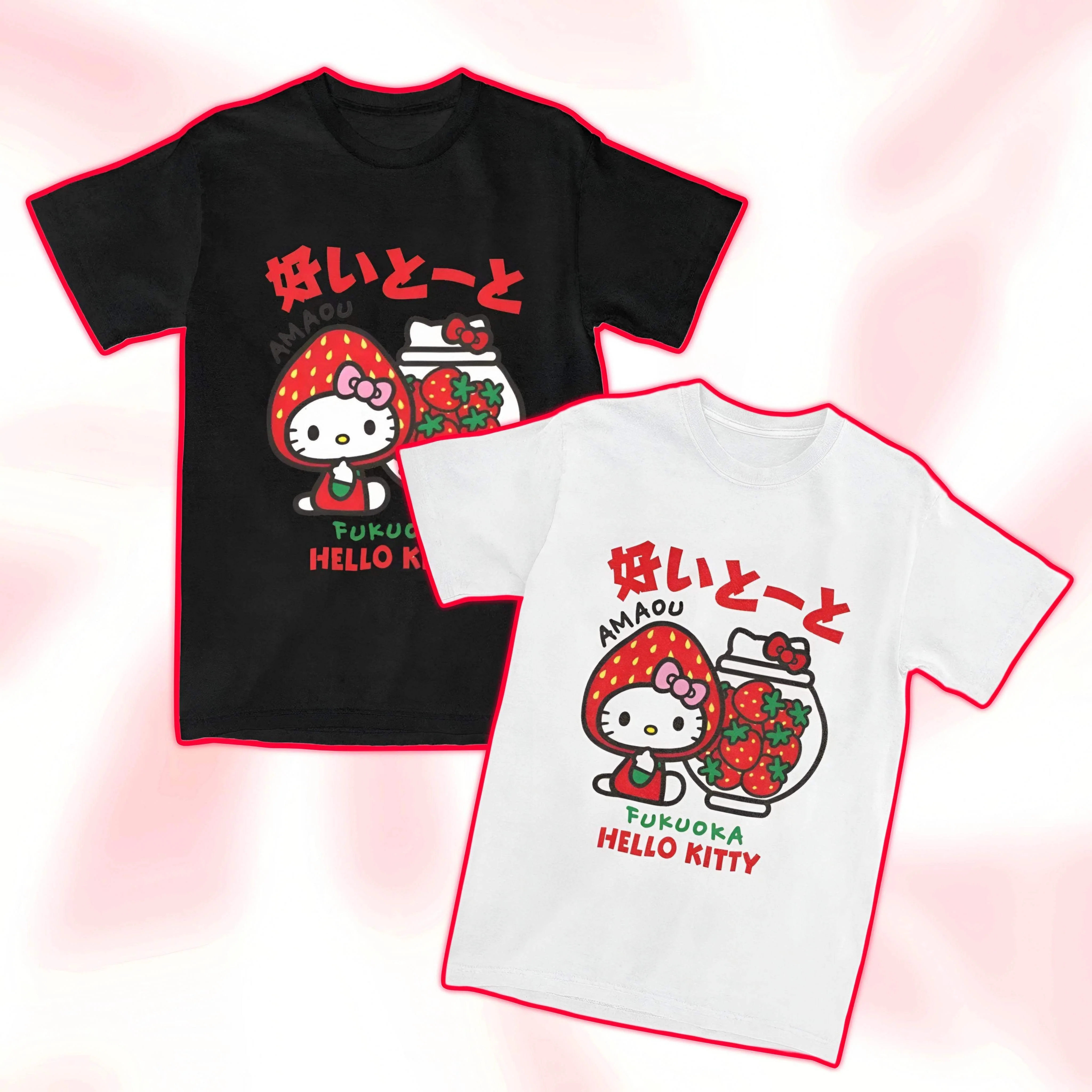 Hello Kitty Kawaii Strawberry T-Shirt