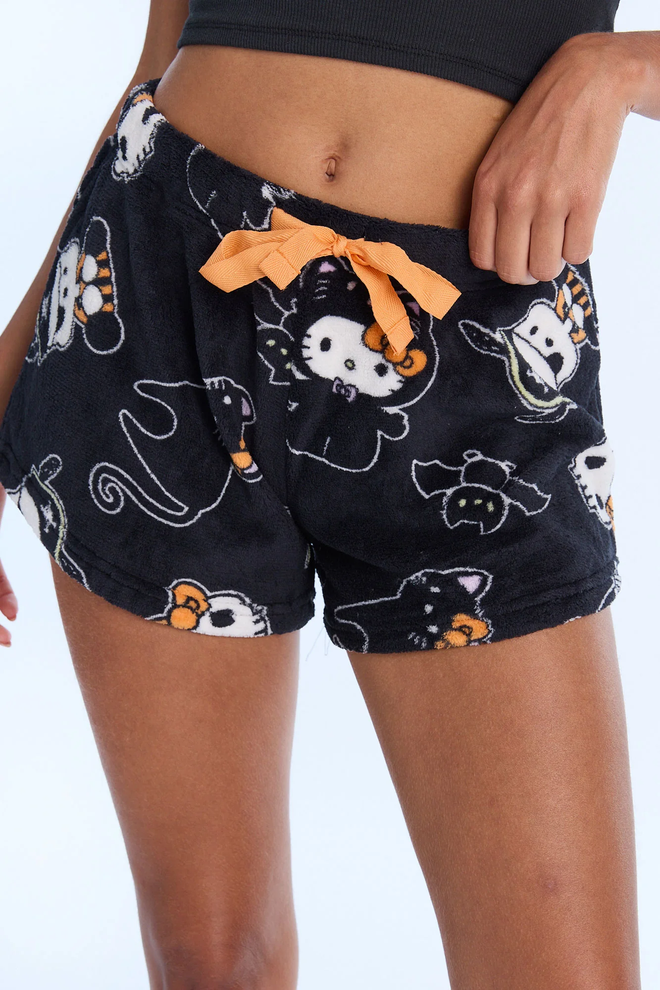 Hello Kitty Pirate Plush Pajama Shorts