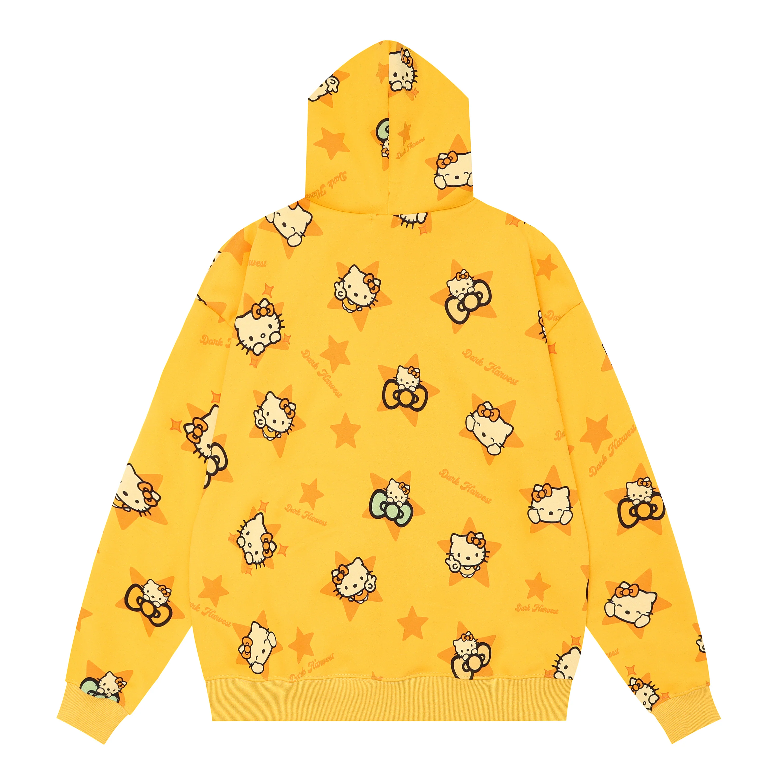 Hellokitty Hoodies Jacket Oversized Sweatshirts Casual Zip Up Y2K Hoodie with Pocket