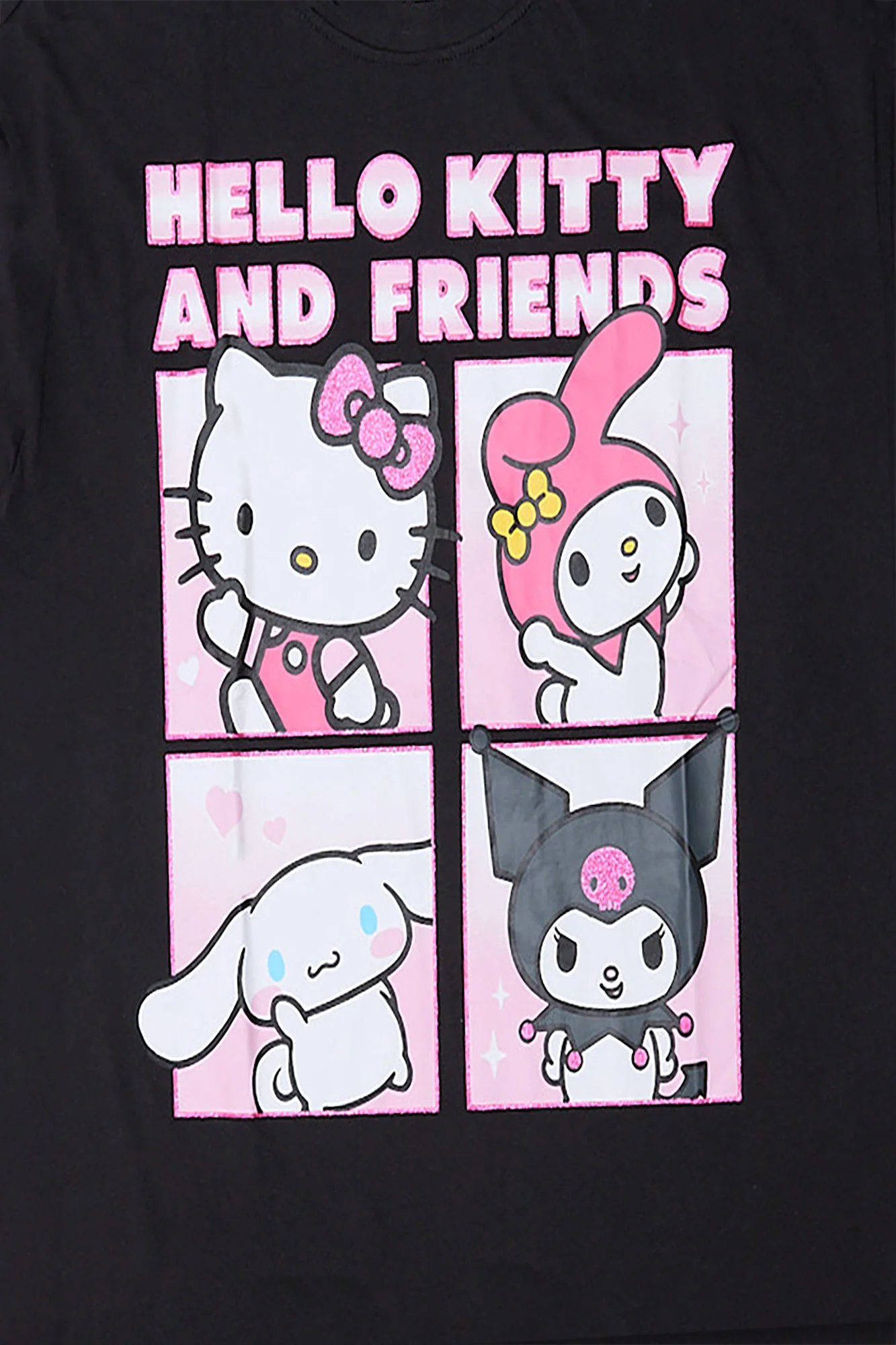 Hello Kitty And Friends Graphic Boyfriend Tee