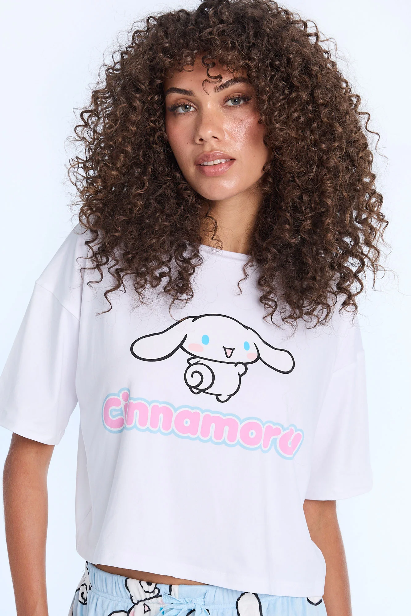 Cinnamoroll Pajama Tee & Velour Pants 2-Piece Set